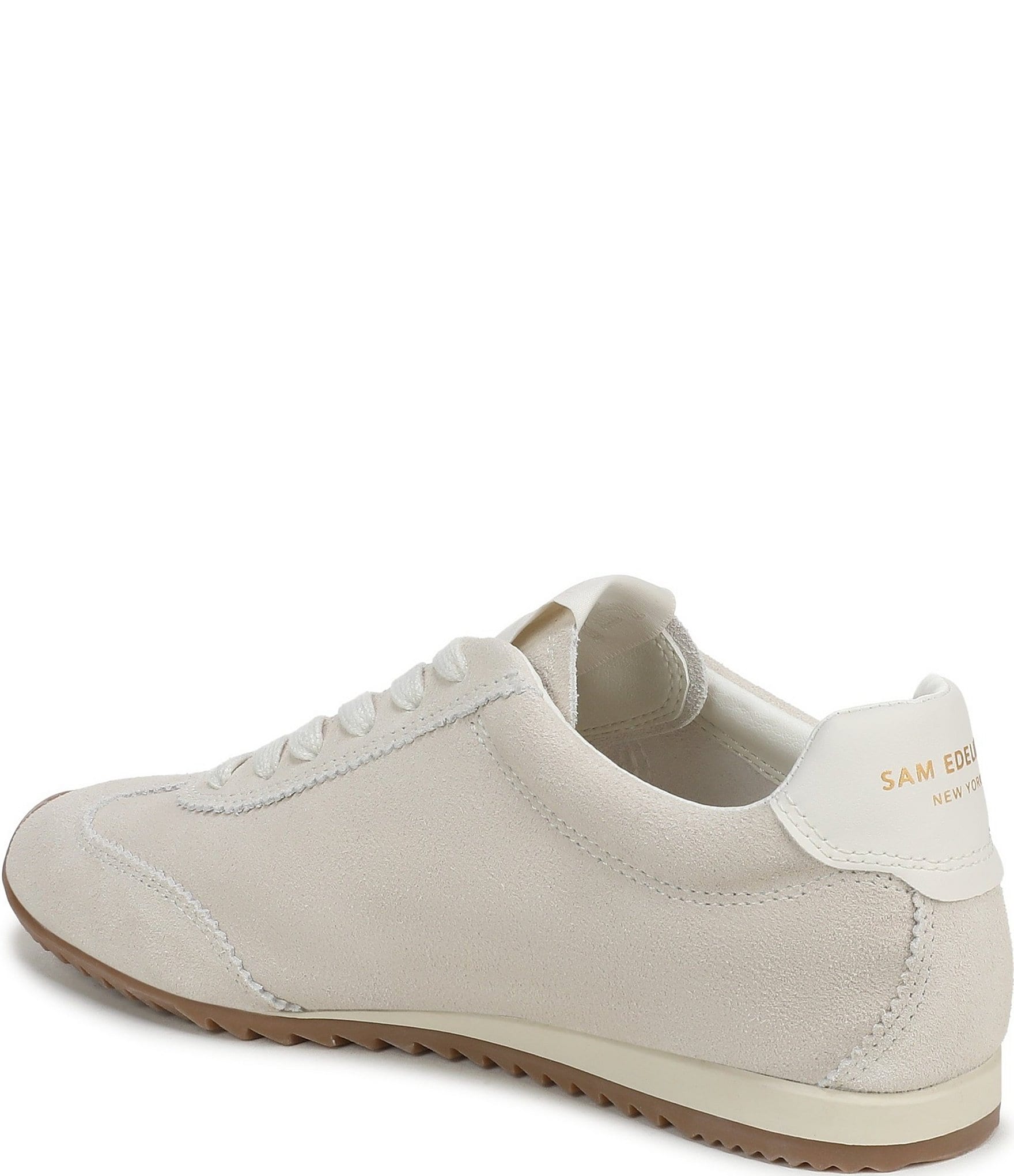 Sam Edelman Isella Suede Logo Lace Up Sneakers