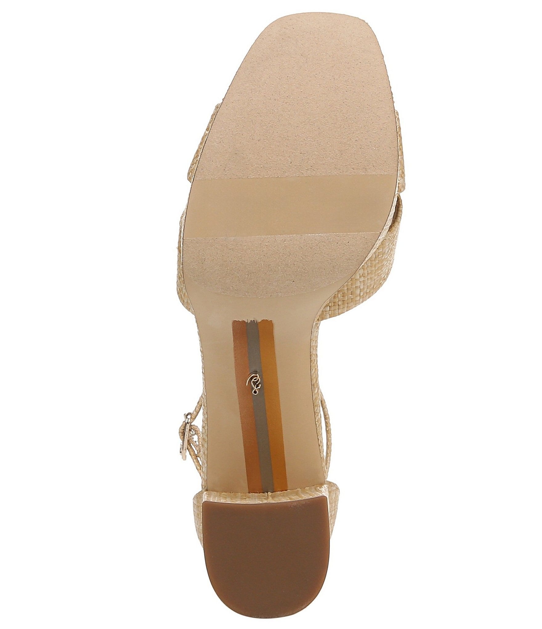 Sam Edelman Jullian Raffia Ankle Strap Platform Dress Sandals