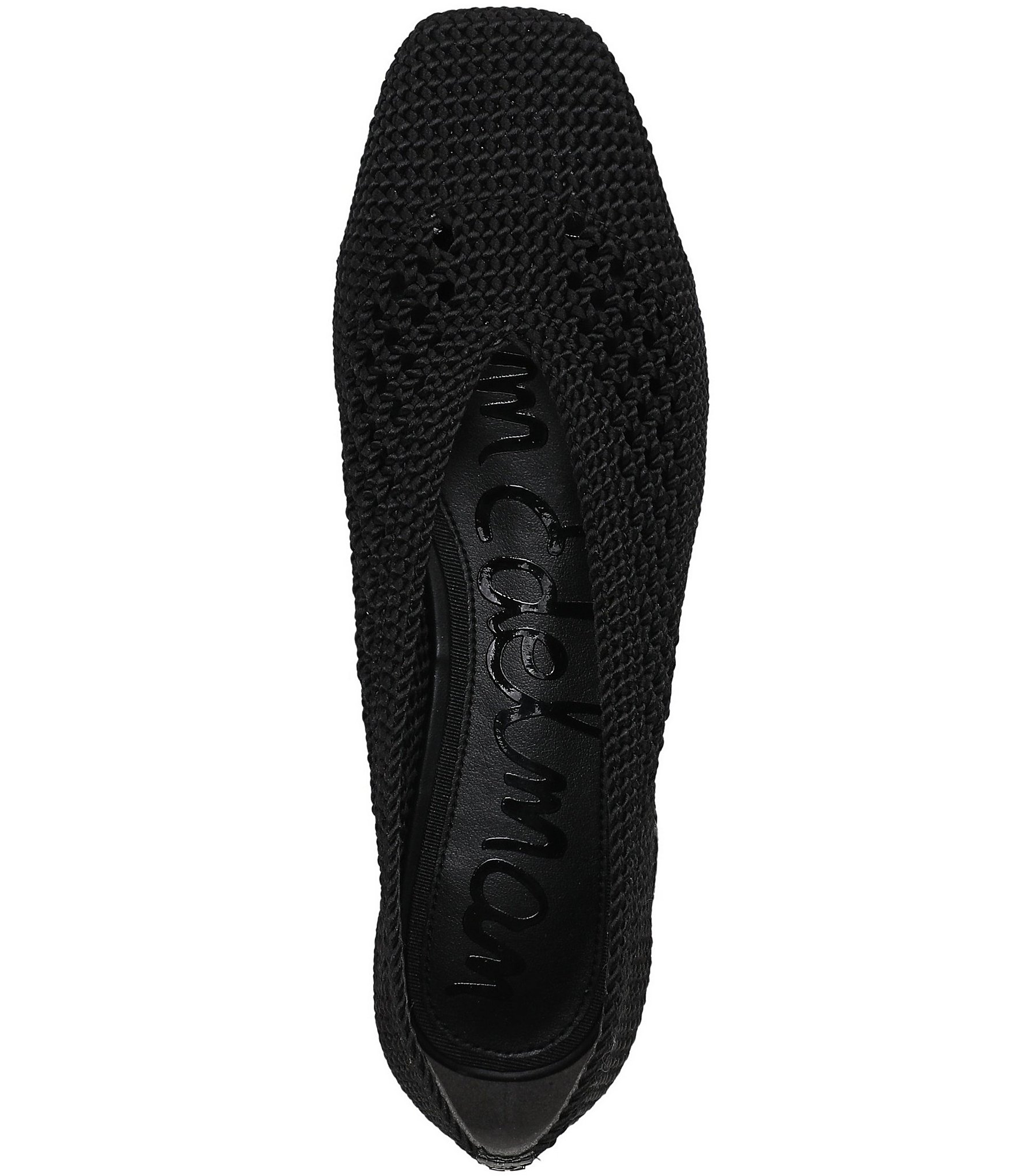 Sam Edelman Kasey Knit Square Toe Ballet Flats