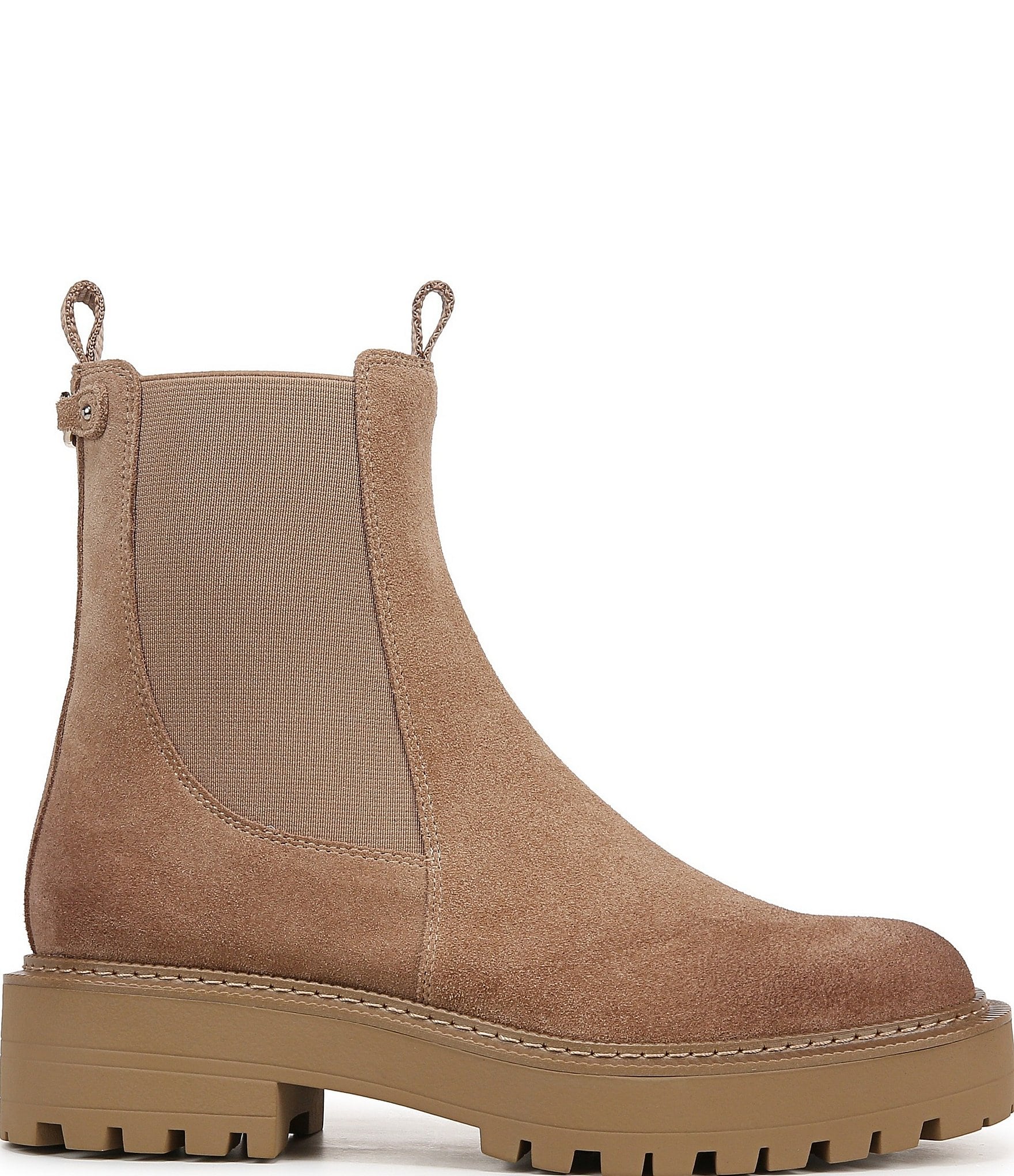 Sam Edelman Laguna Waterproof Suede Chelsea Platform Booties