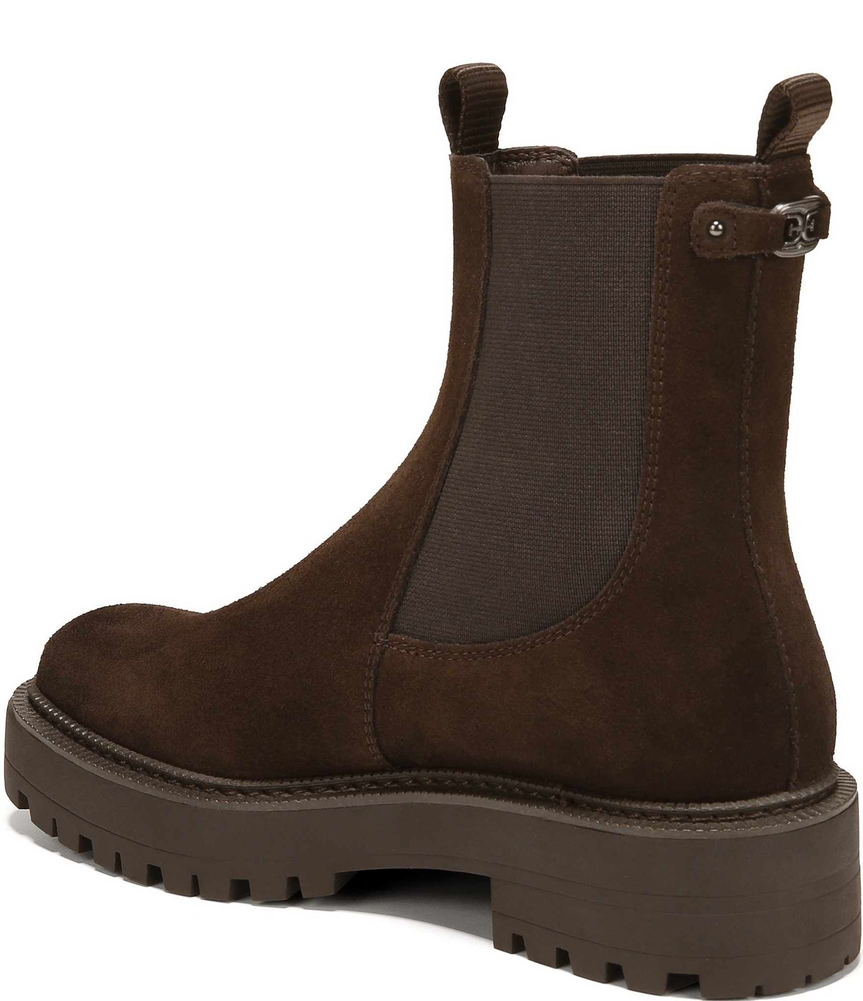 Sam Edelman Laguna Waterproof Suede Chelsea Platform Booties