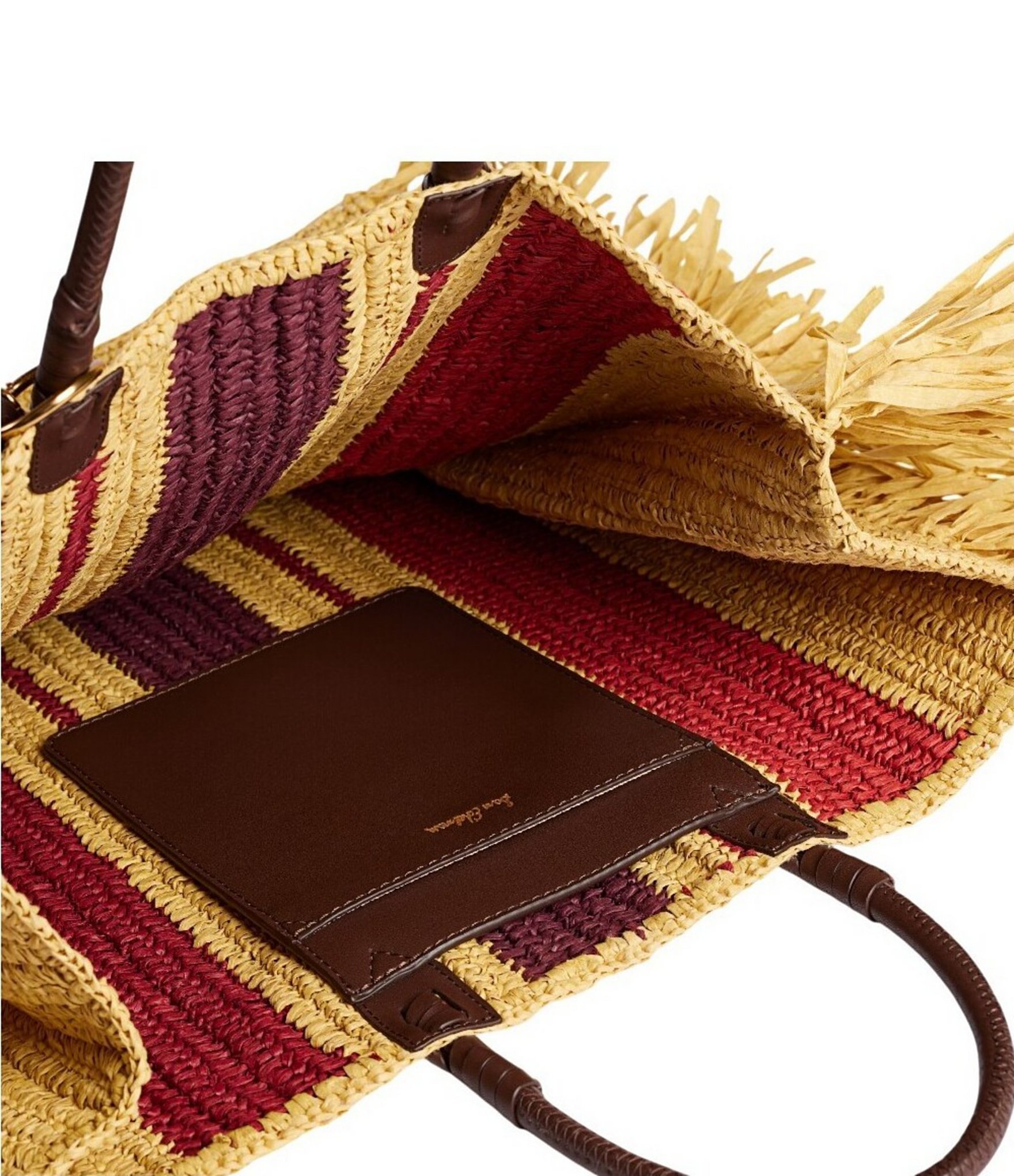 Sam Edelman Lily Raffia Woven Tote Bag