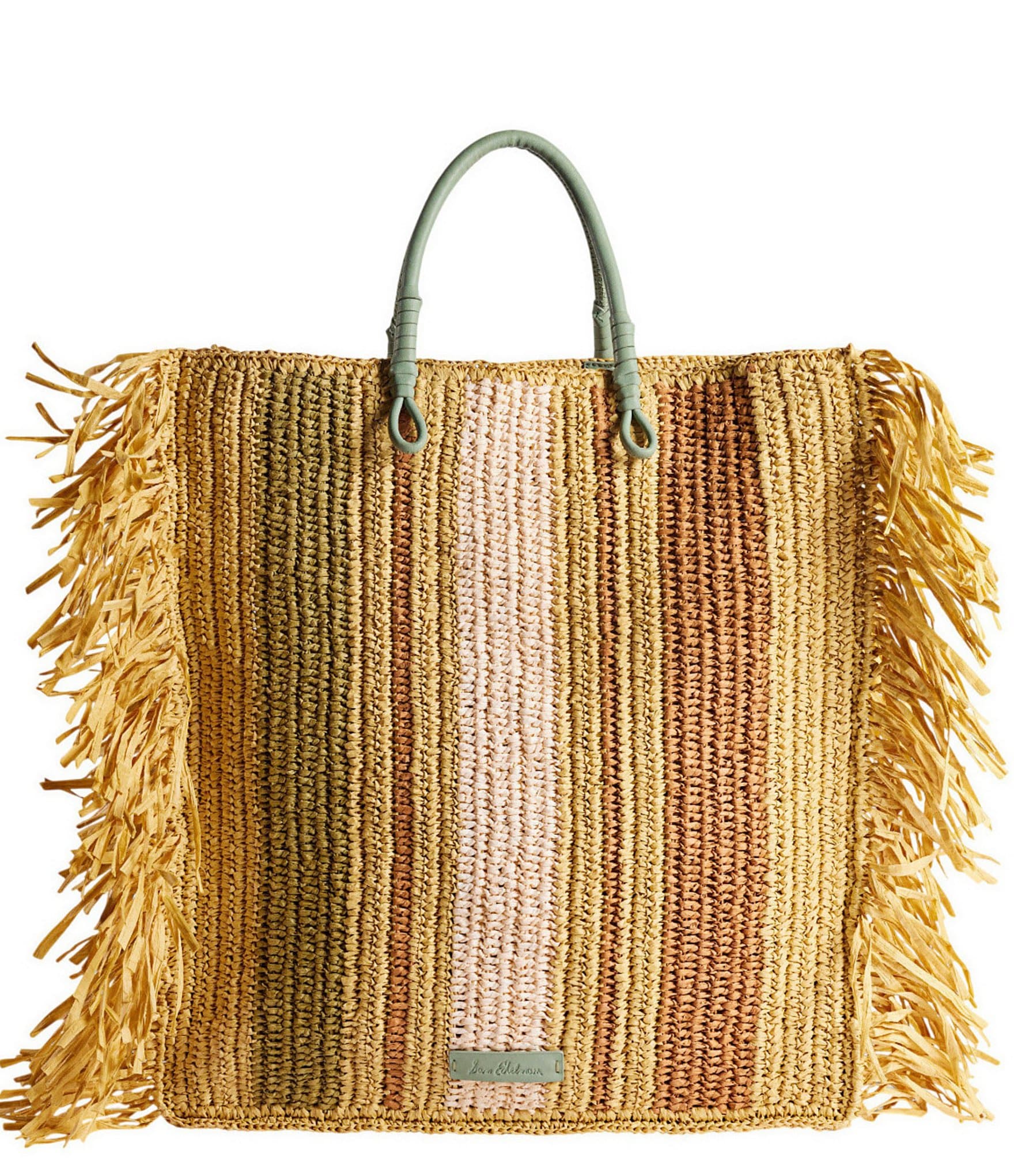 Sam Edelman Lily Raffia Woven Tote Bag