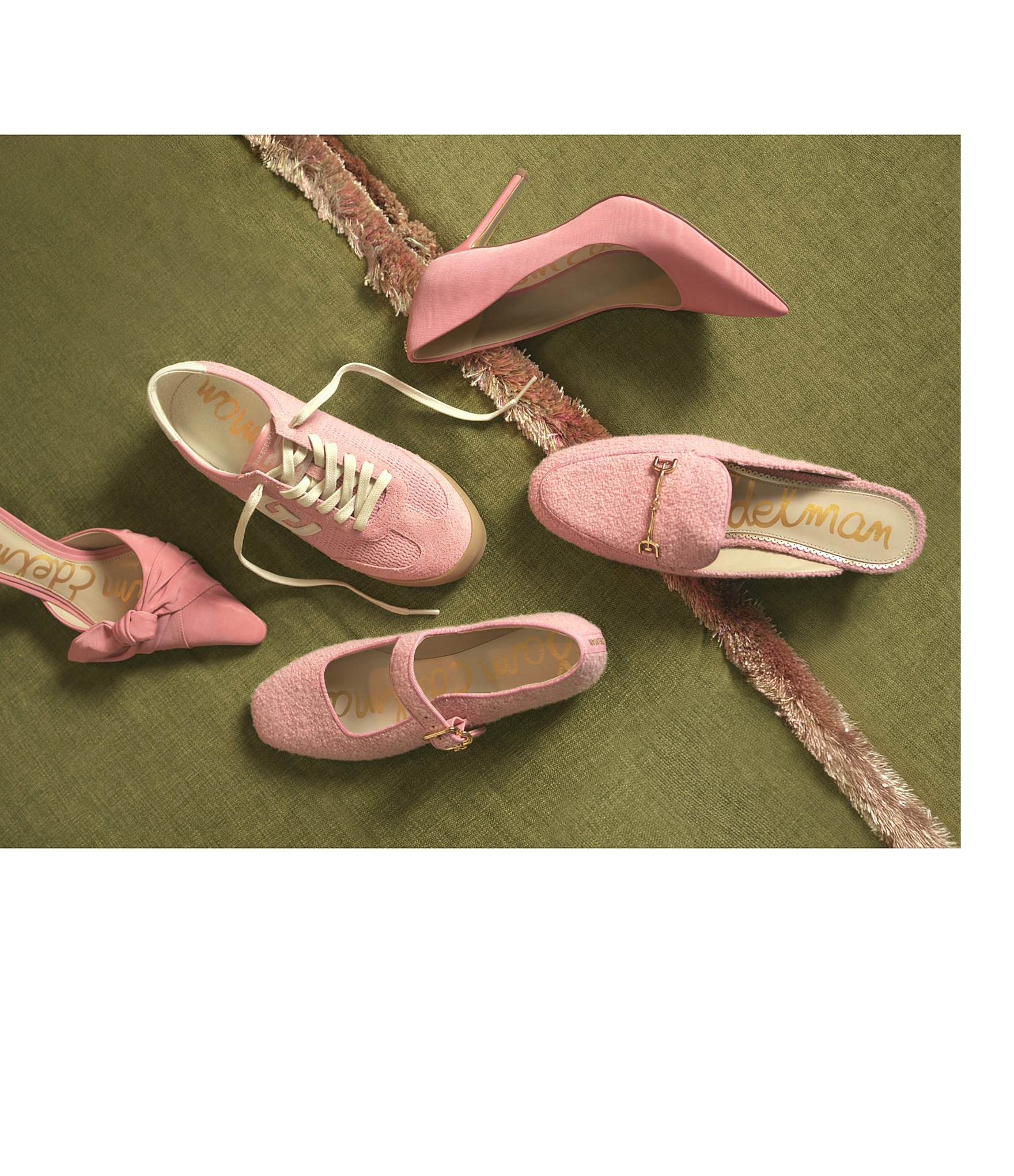 Sam Edelman Linnie Boucle Fabric Bit Buckle Loafer Mules