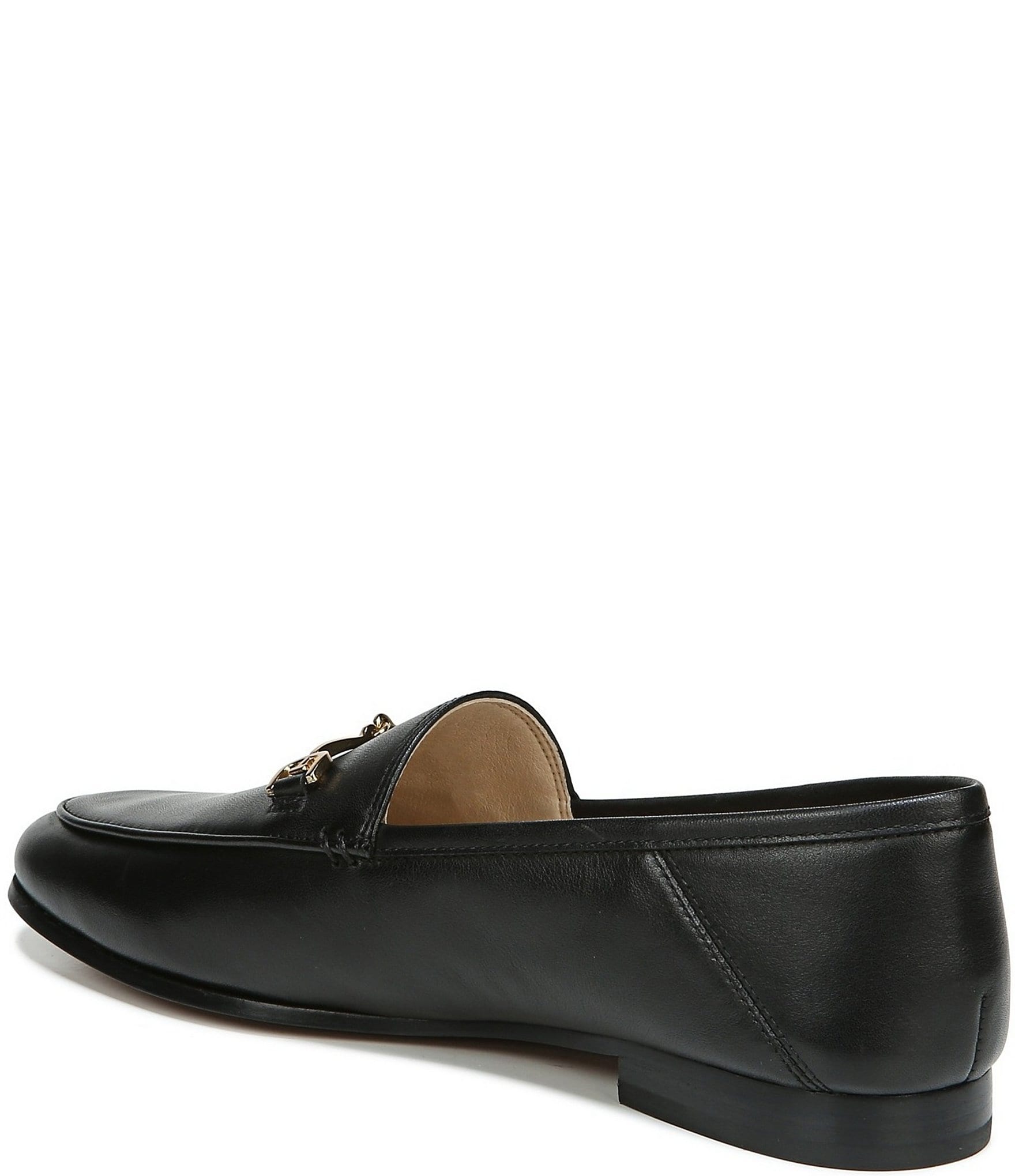 Sam Edelman Loraine Leather Bit Buckle Flat Loafers