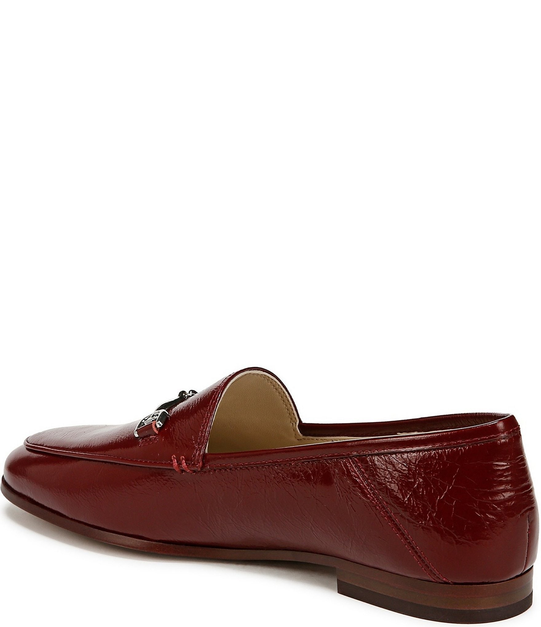 Sam Edelman Loraine Leather Bit Buckle Flat Loafers