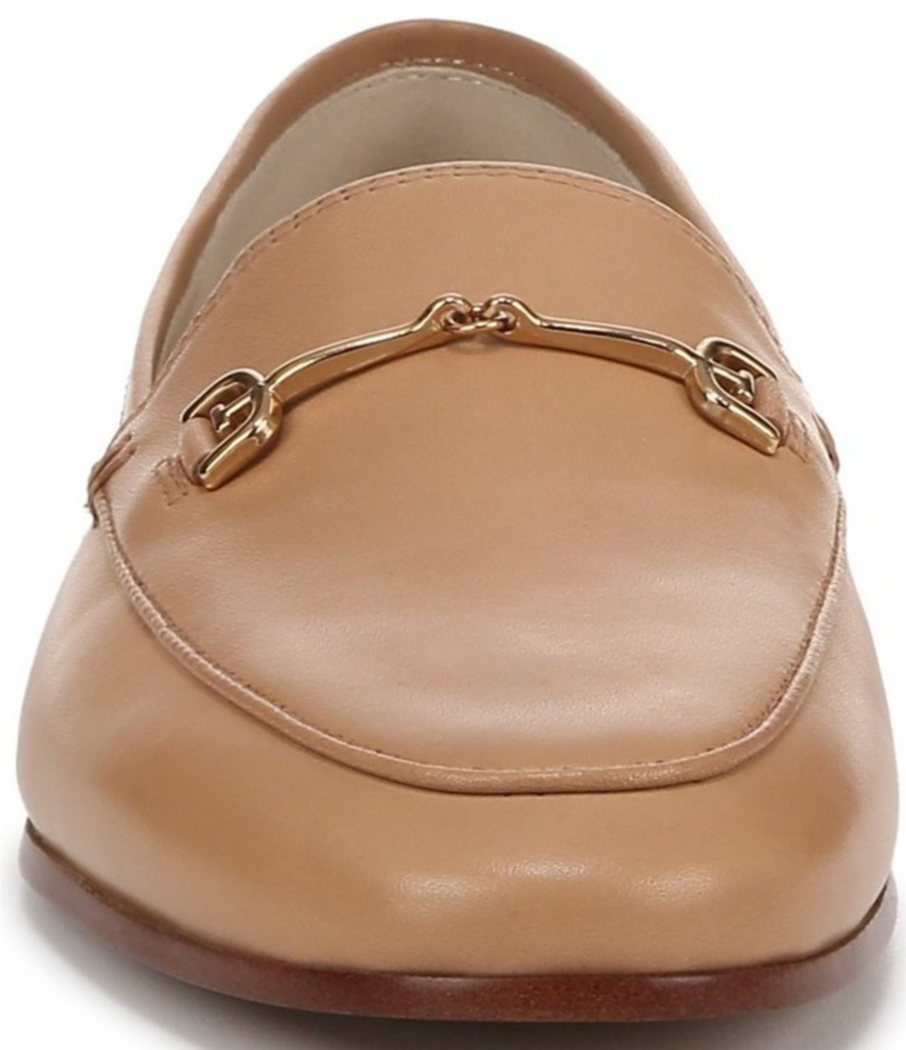 Sam Edelman Loraine Leather Bit Buckle Flat Loafers