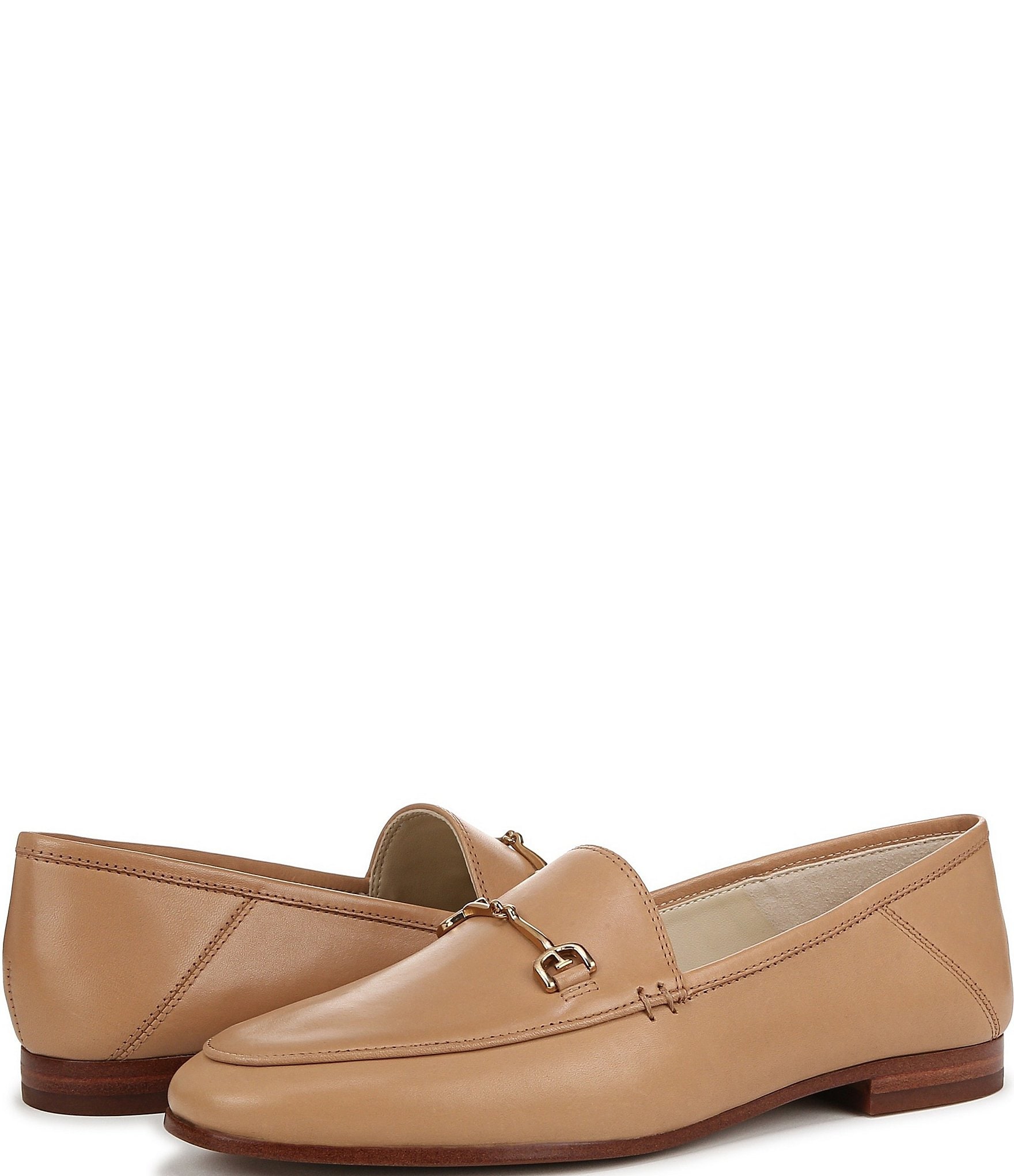 Sam Edelman Loraine Leather Bit Buckle Flat Loafers