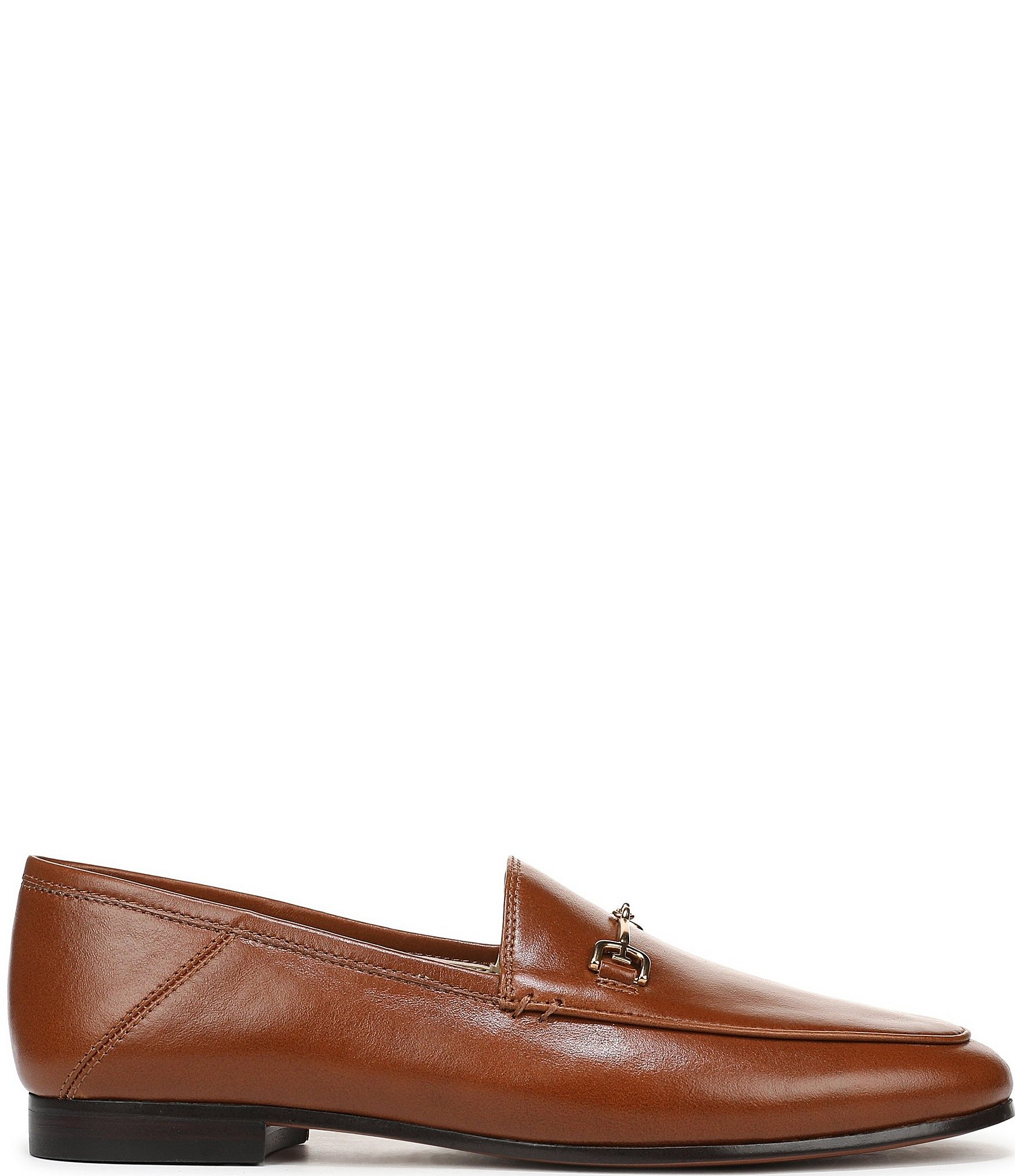 Sam Edelman Loraine Leather Bit Buckle Flat Loafers