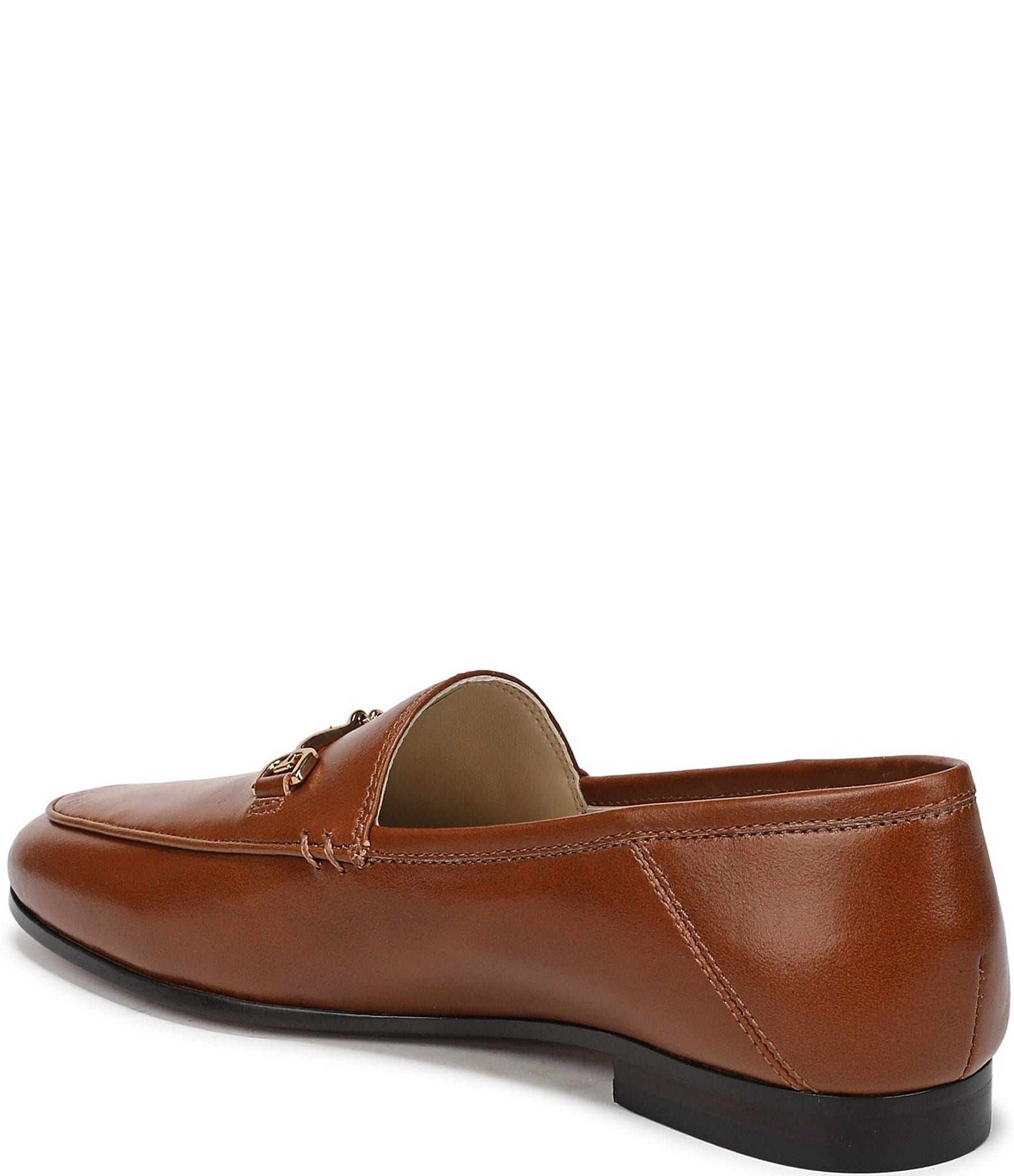 Sam Edelman Loraine Leather Bit Buckle Flat Loafers