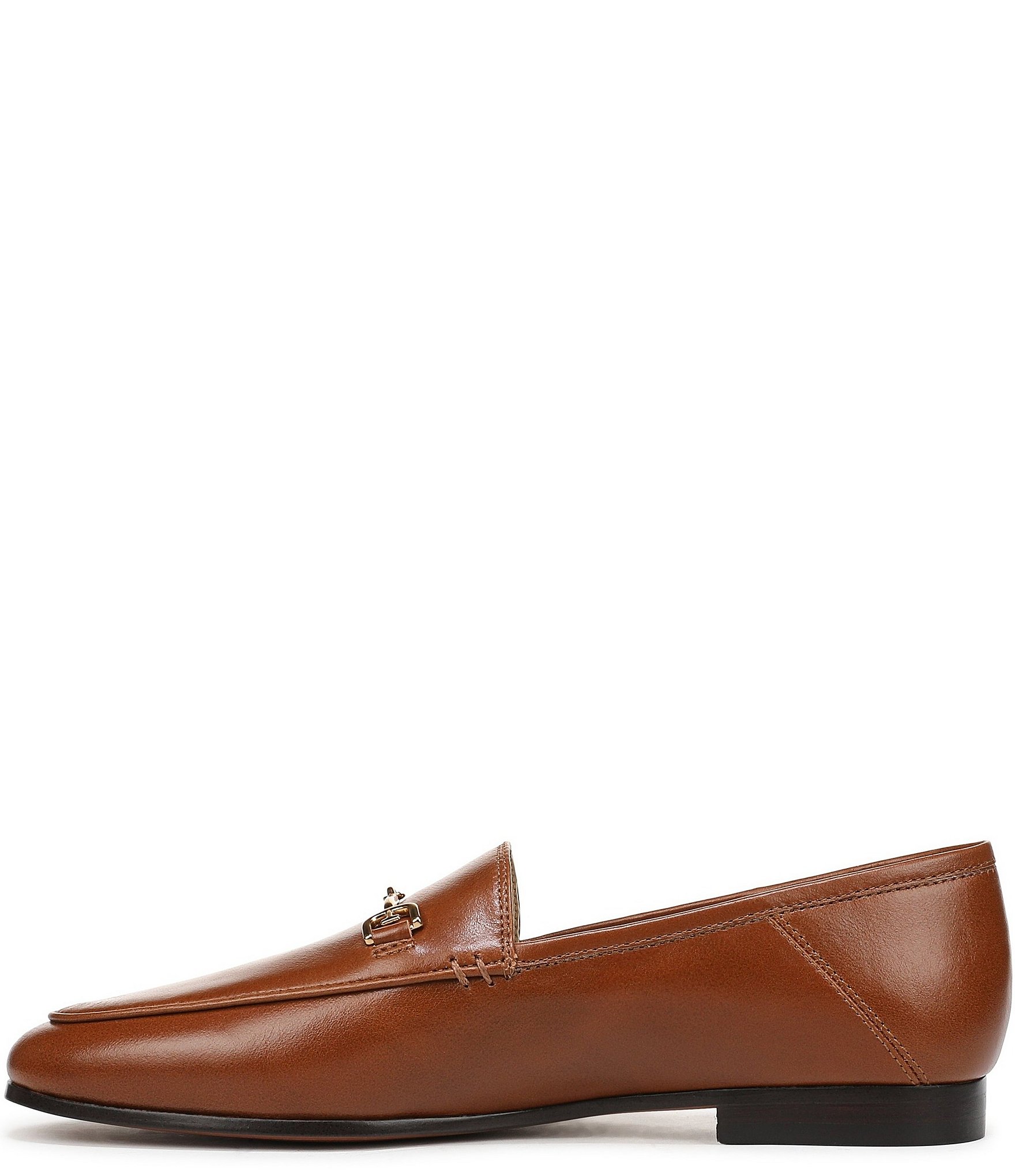 Sam Edelman Loraine Leather Bit Buckle Flat Loafers