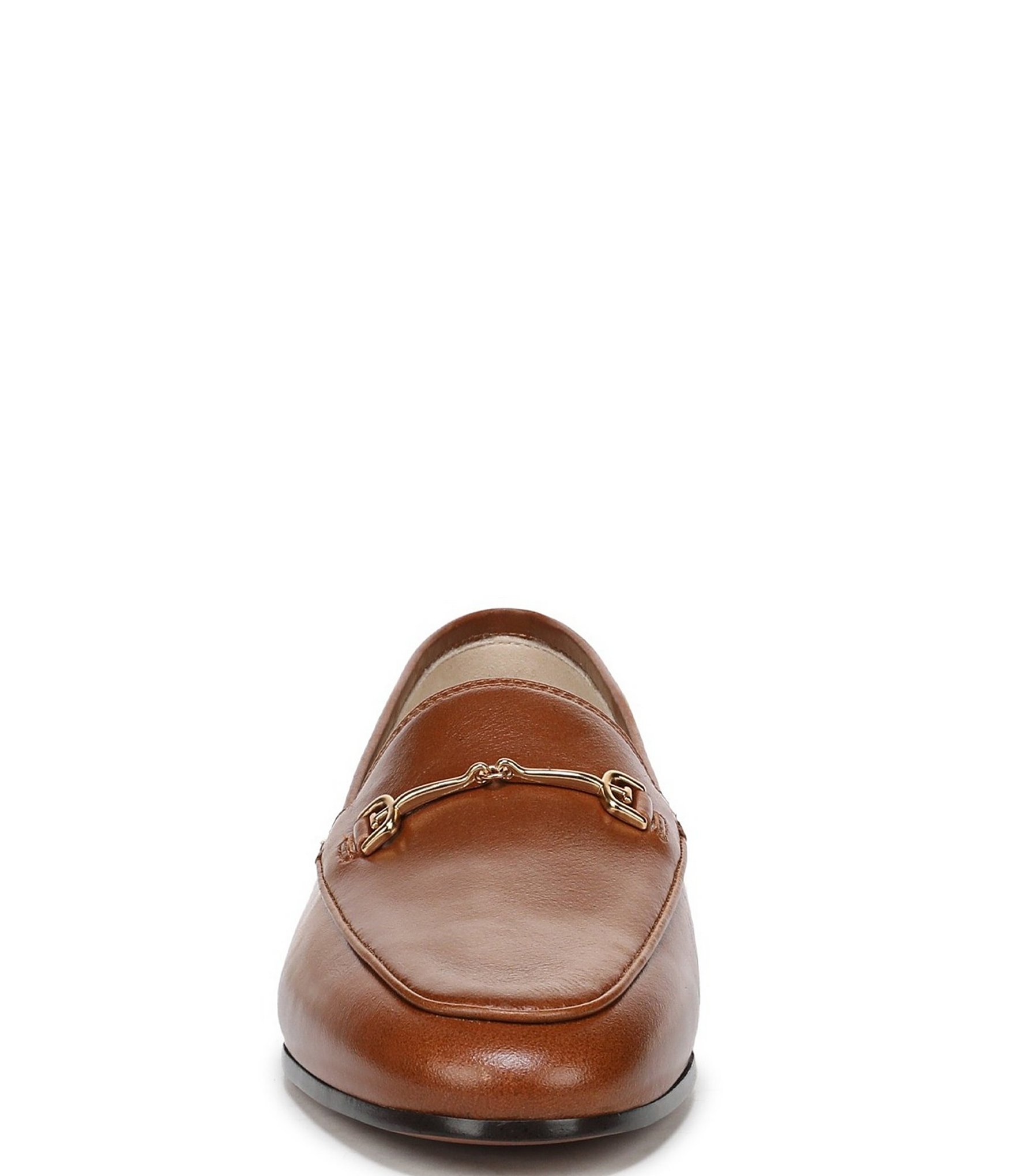 Sam Edelman Loraine Leather Bit Buckle Flat Loafers