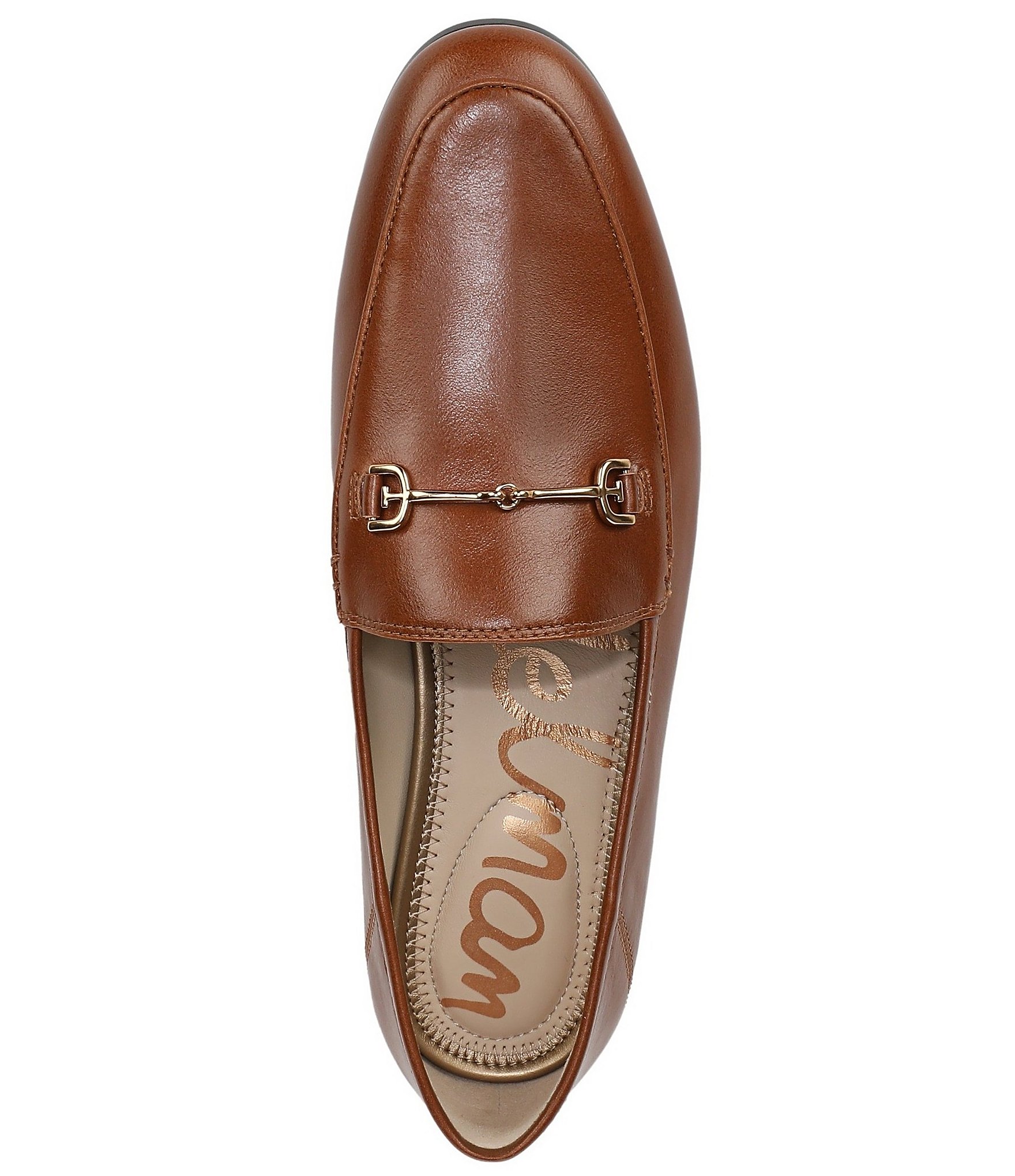 Sam Edelman Loraine Leather Bit Buckle Flat Loafers