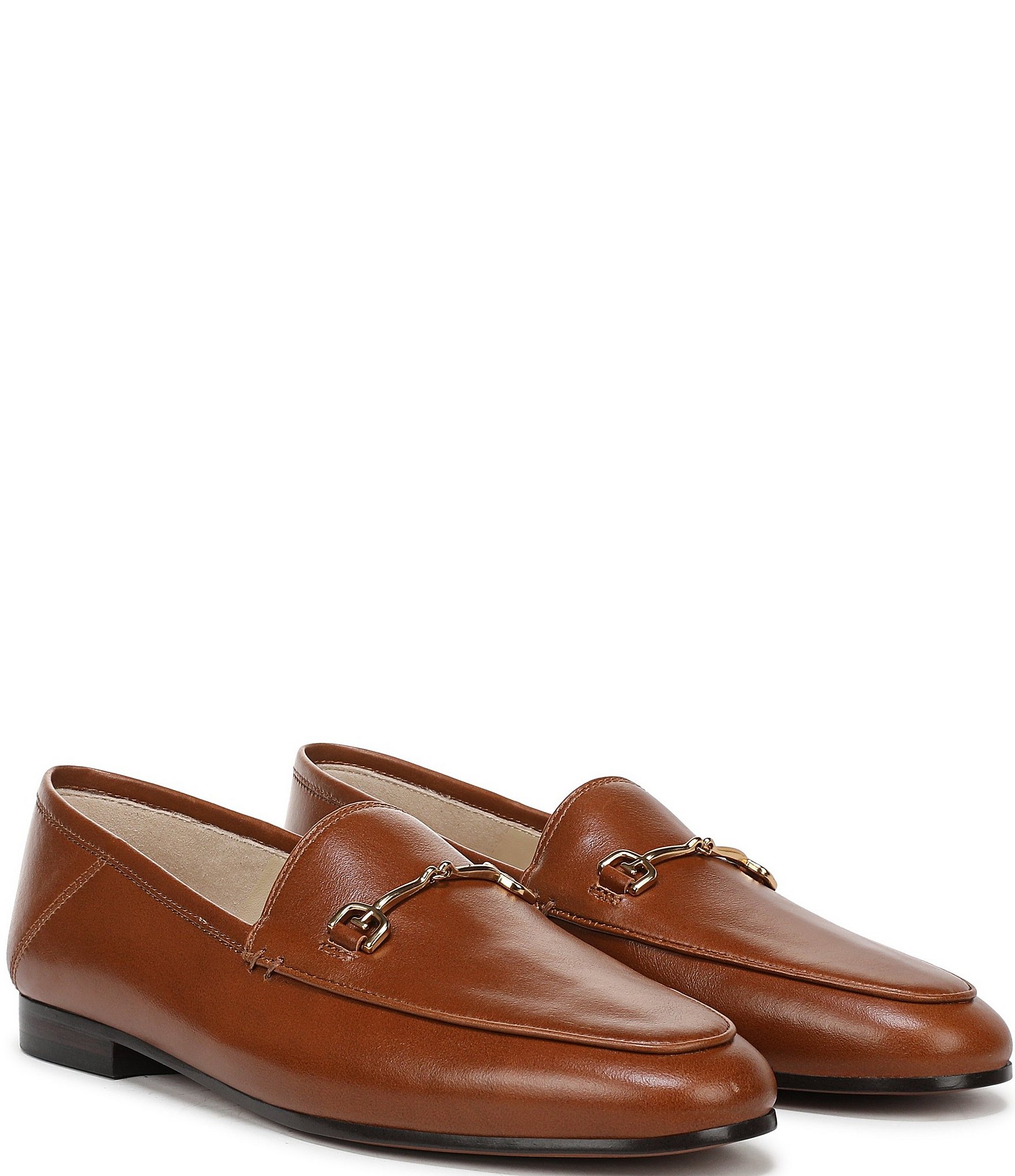 Sam Edelman Loraine Leather Bit Buckle Flat Loafers