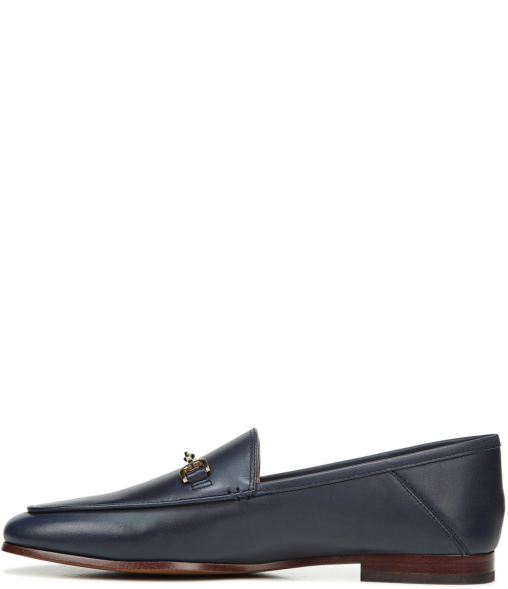 Sam Edelman Loraine Leather Bit Buckle Flat Loafers