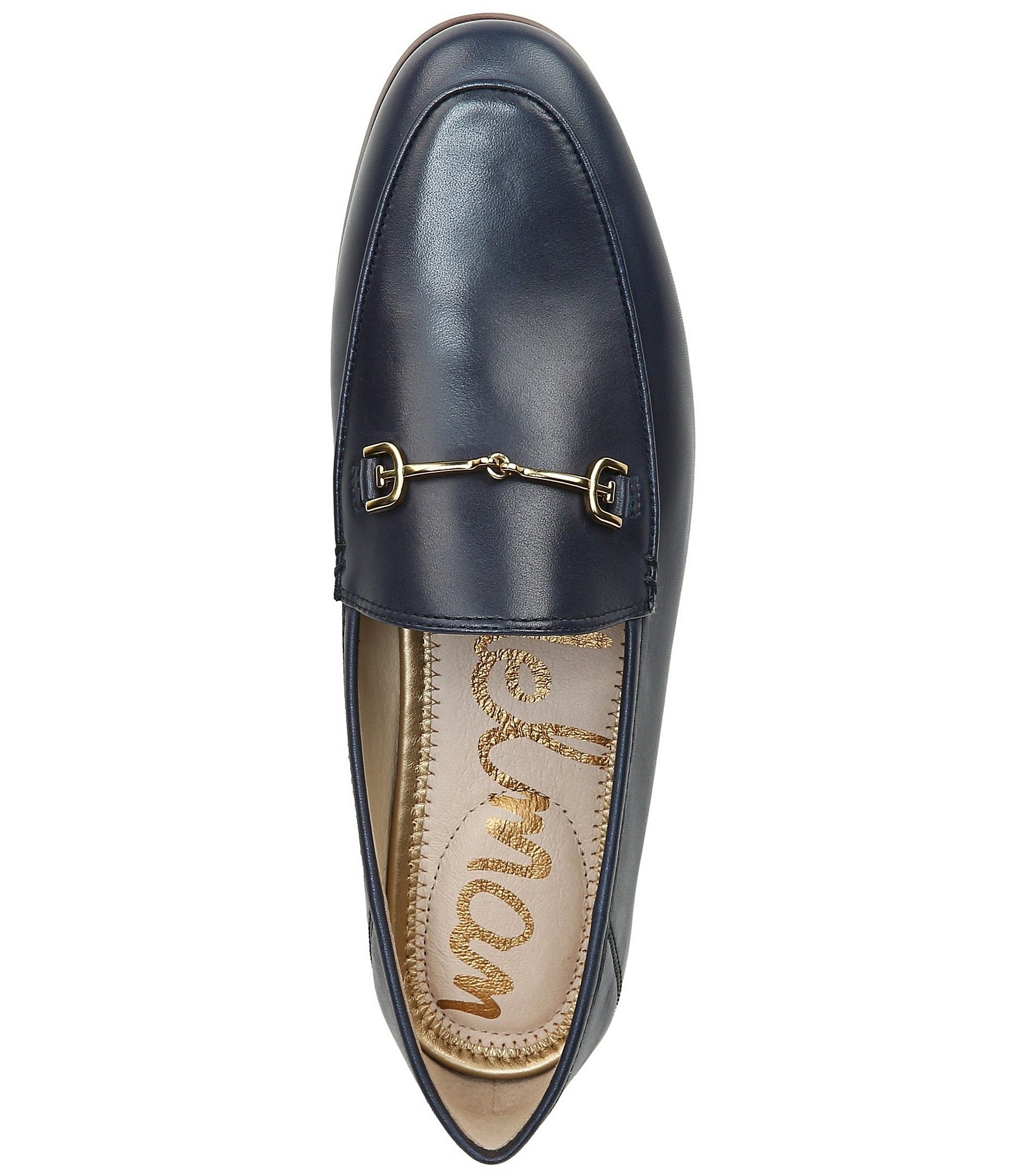 Sam Edelman Loraine Leather Bit Buckle Flat Loafers
