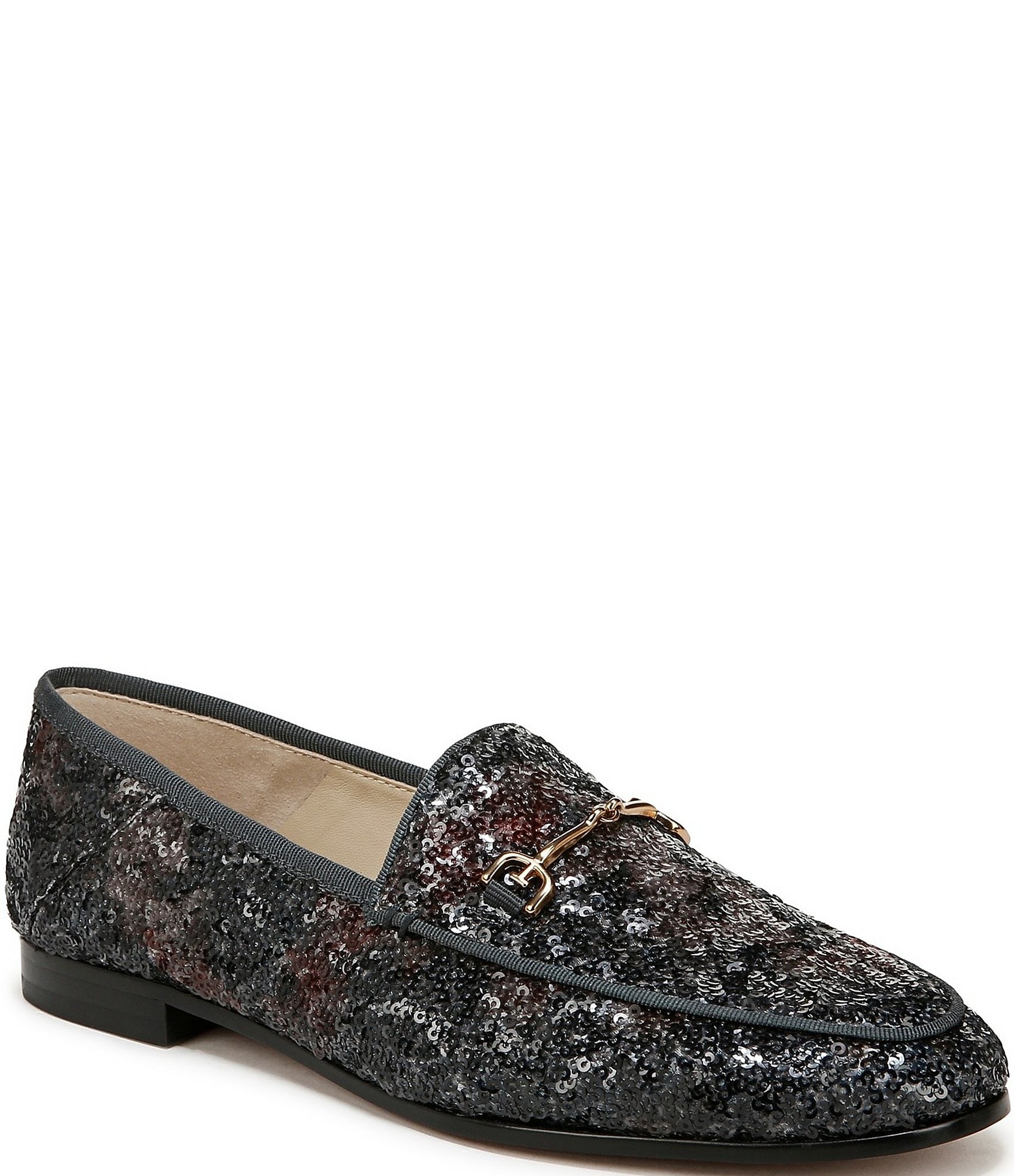 Sam Edelman Loraine Sequin Bit Buckle Loafers