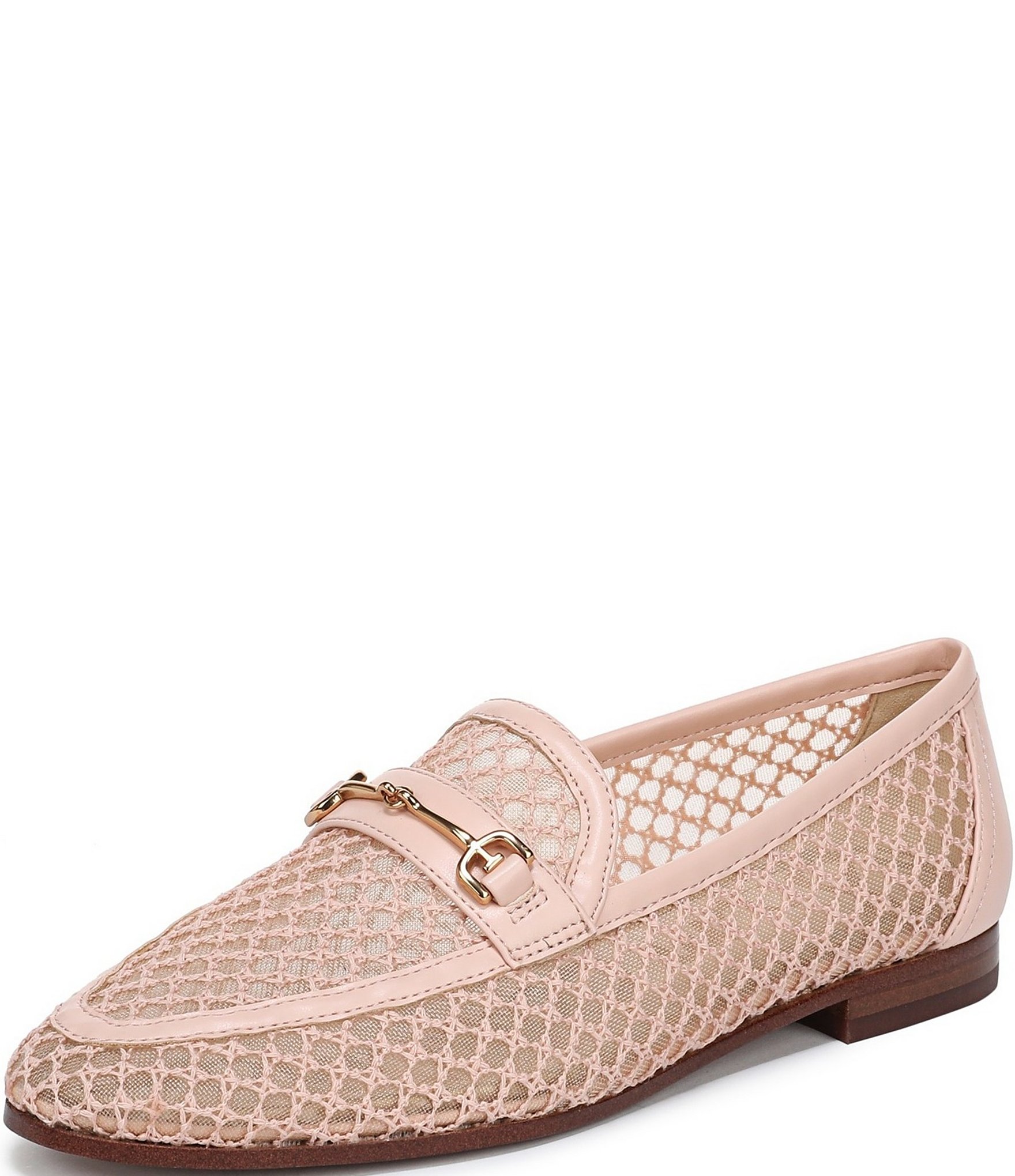 Sam Edelman Loraine Woven Mesh Bit Buckle Loafers