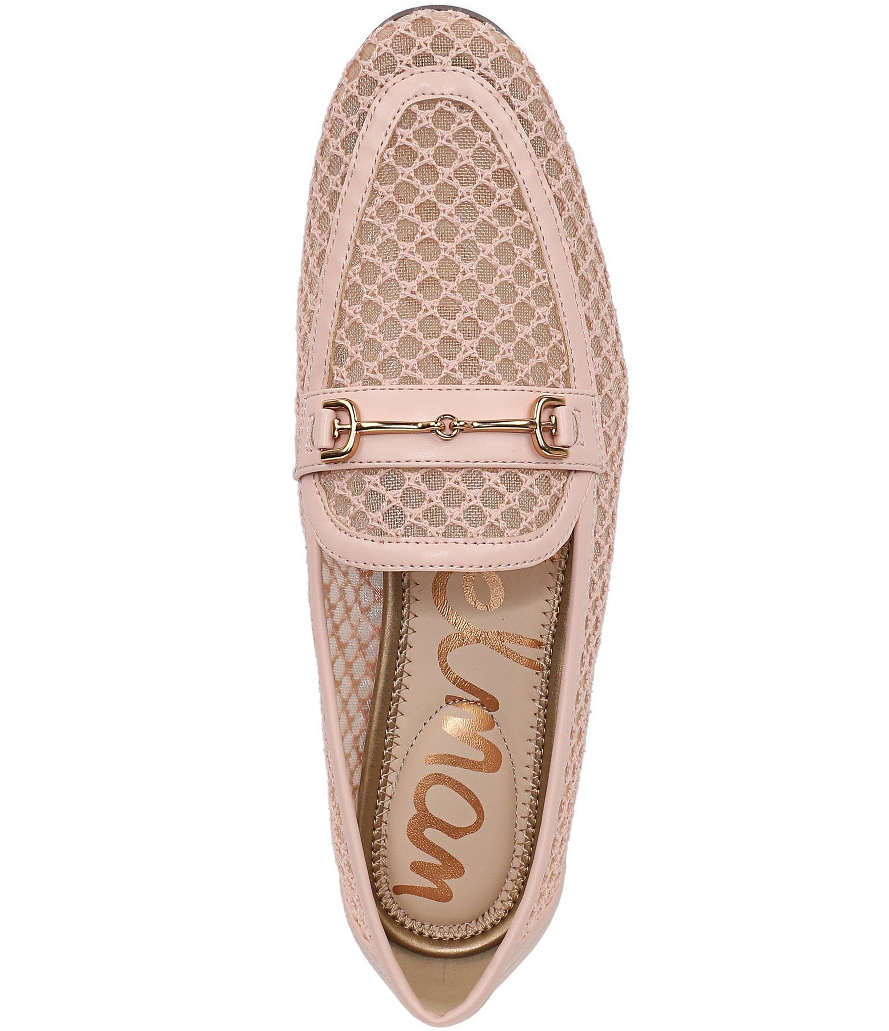 Sam Edelman Loraine Woven Mesh Bit Buckle Loafers