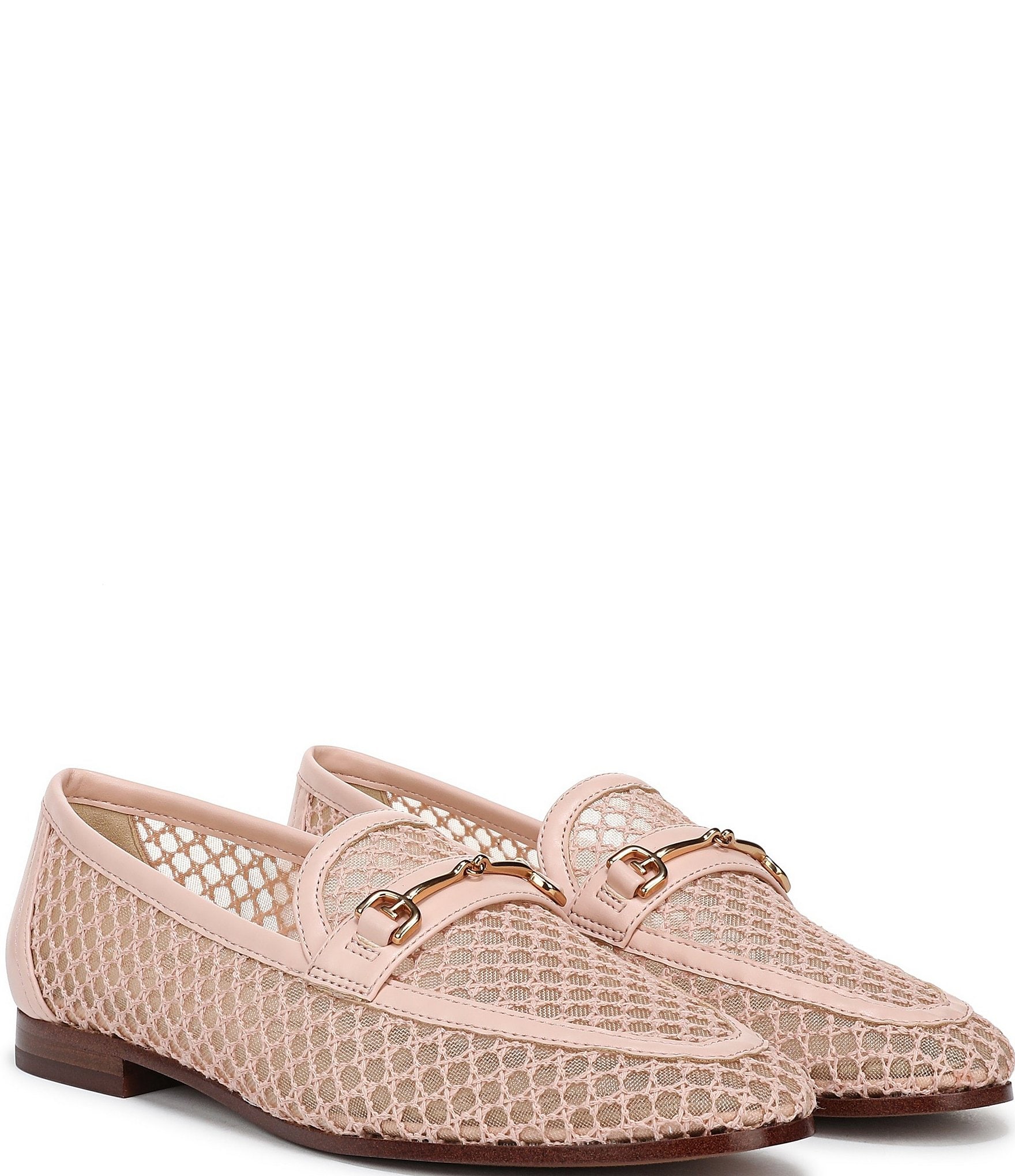 Sam Edelman Loraine Woven Mesh Bit Buckle Loafers
