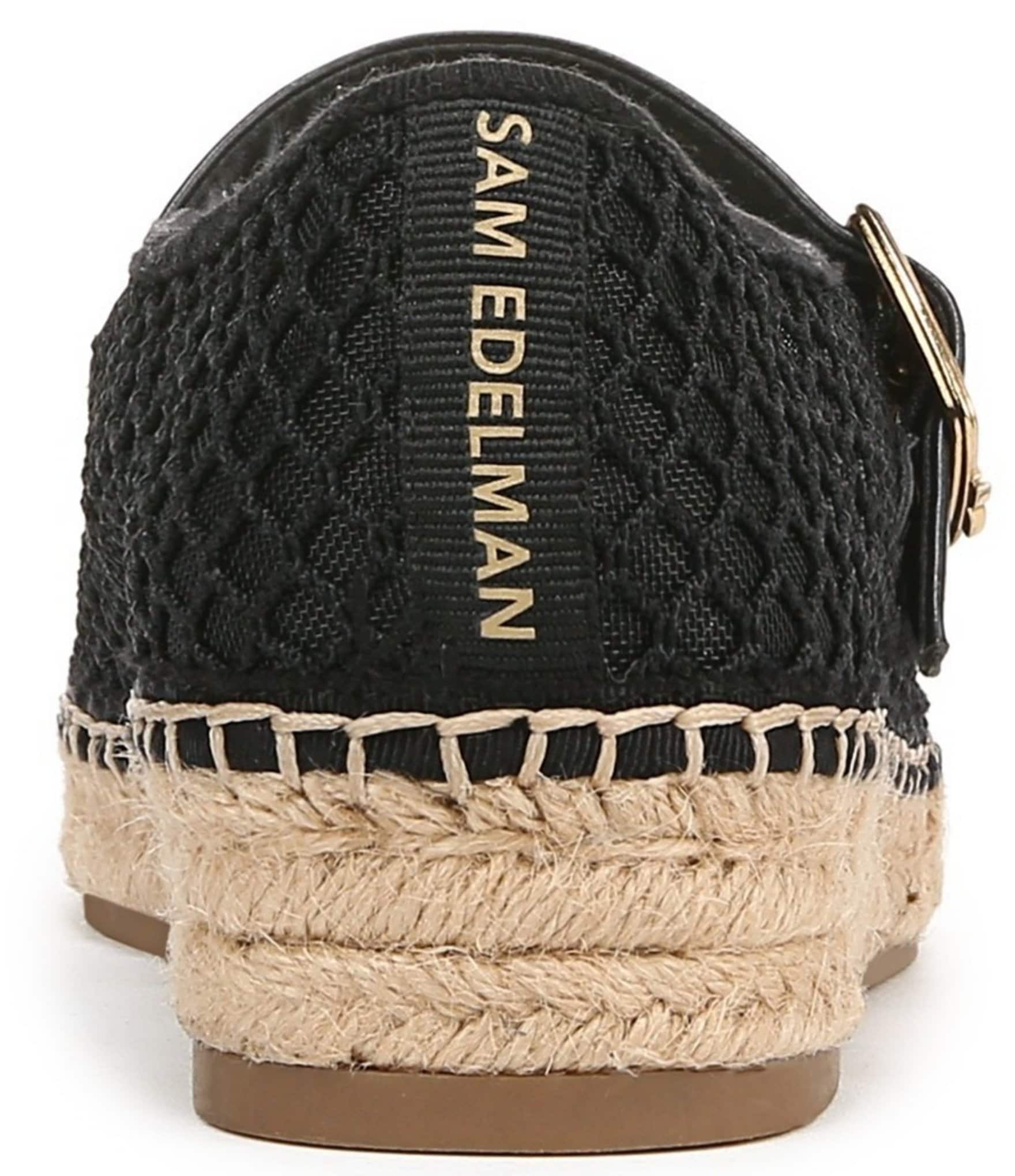 Sam Edelman Mackie Mesh Mary Jane Espadrille Flats