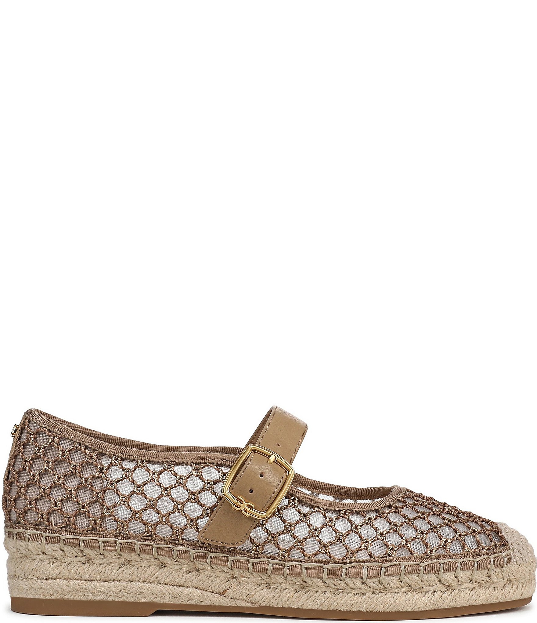 Sam Edelman Mackie Mesh Mary Jane Espadrille Flats