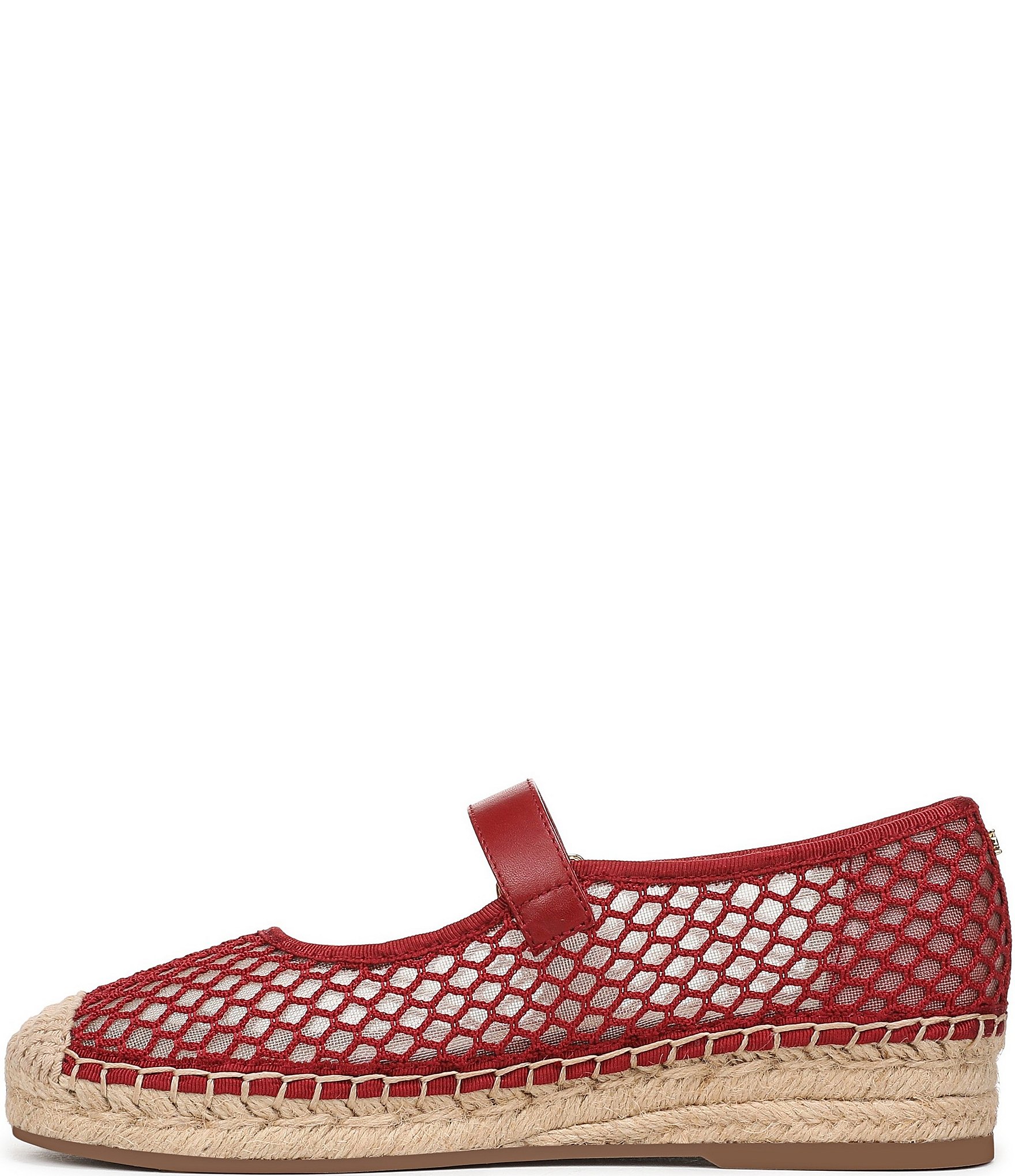 Sam Edelman Mackie Mesh Mary Jane Espadrille Flats