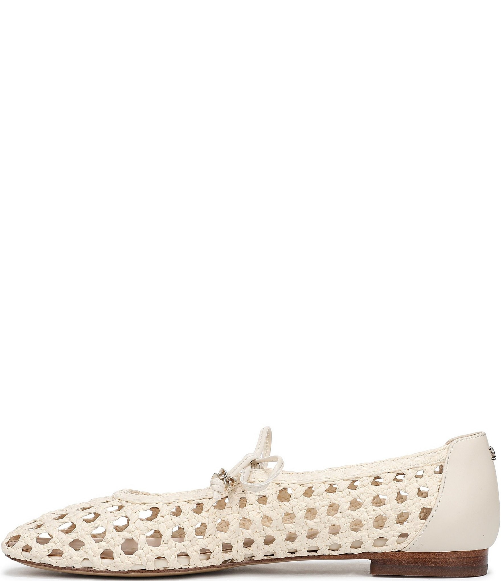 Sam Edelman Marcie Woven Raffia Bow Ballet Flats