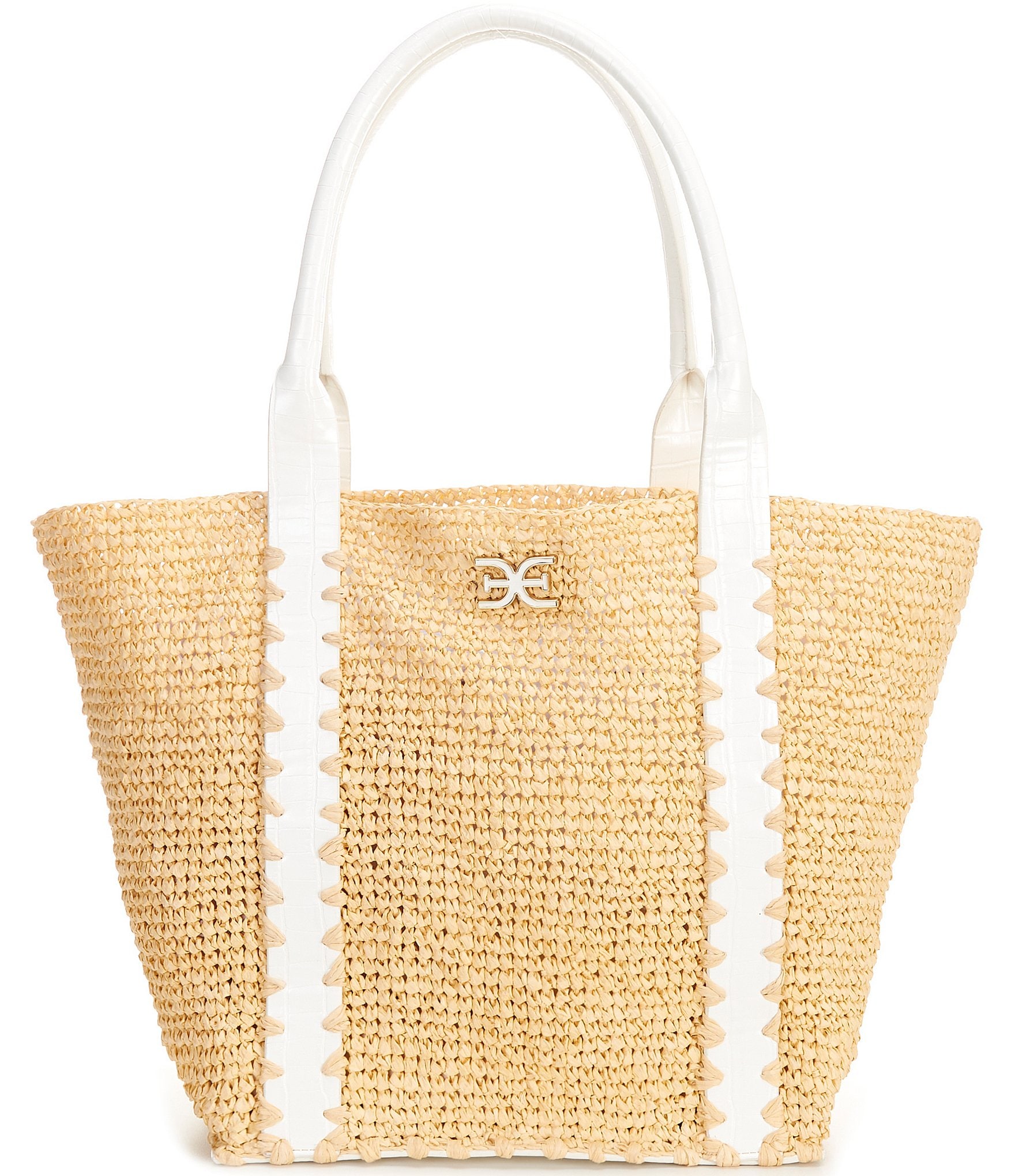 Sam Edelman Marley Raffia Collapsible Tote Bag