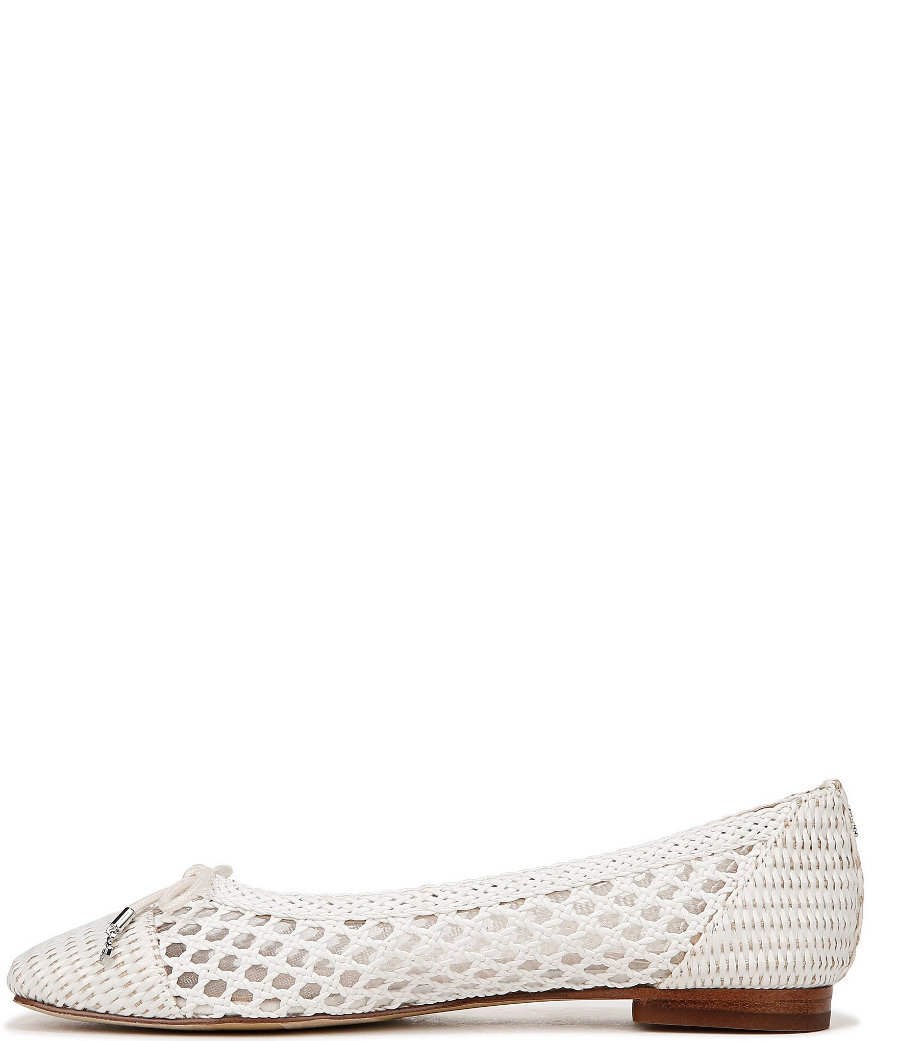 Sam Edelman May Basket Weave Bow Detail Ballet Flats