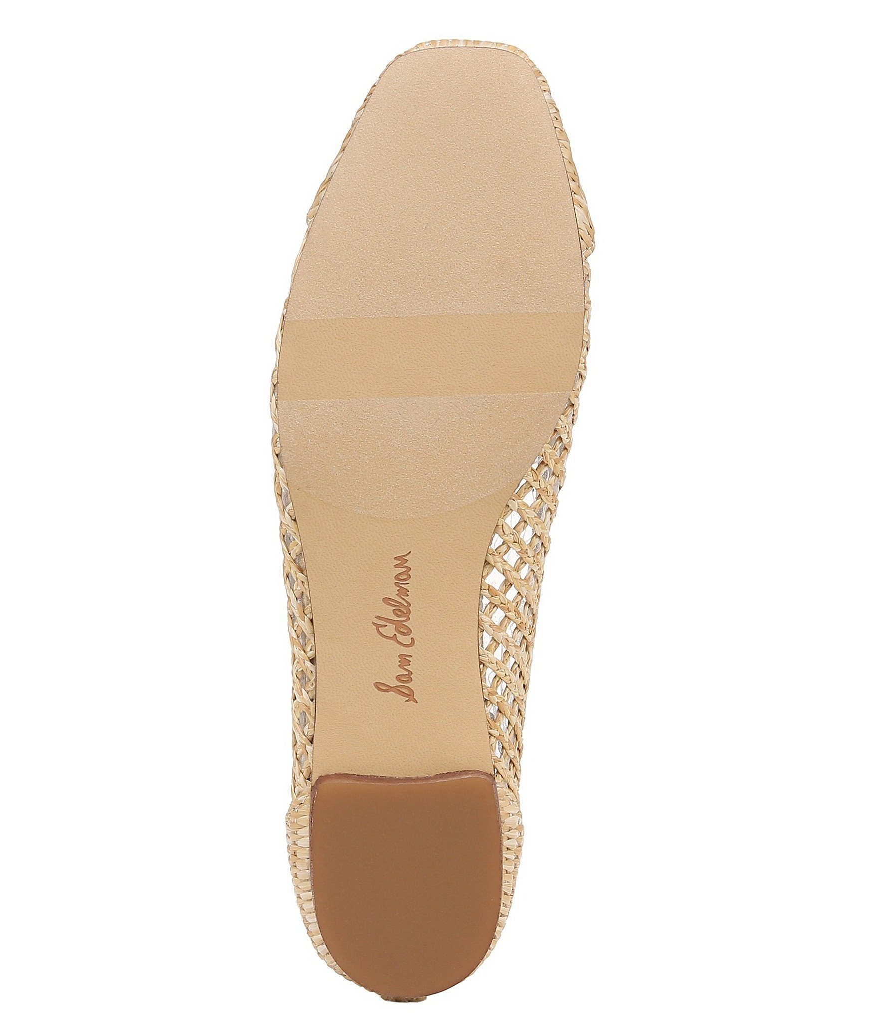 Sam Edelman May Basket Weave Bow Detail Ballet Flats