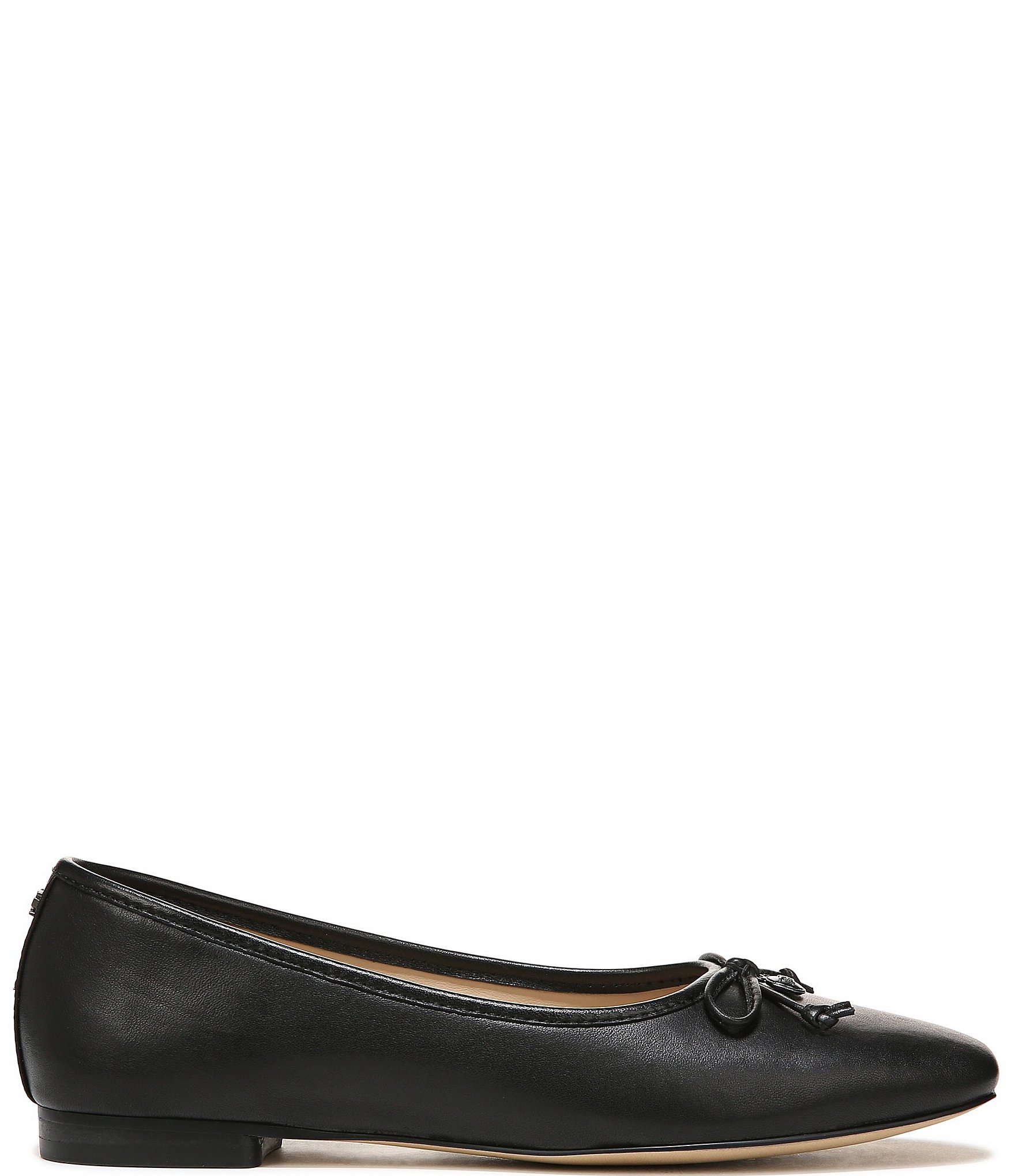 Sam Edelman Meadow Leather Bow Detail Ballet Flats