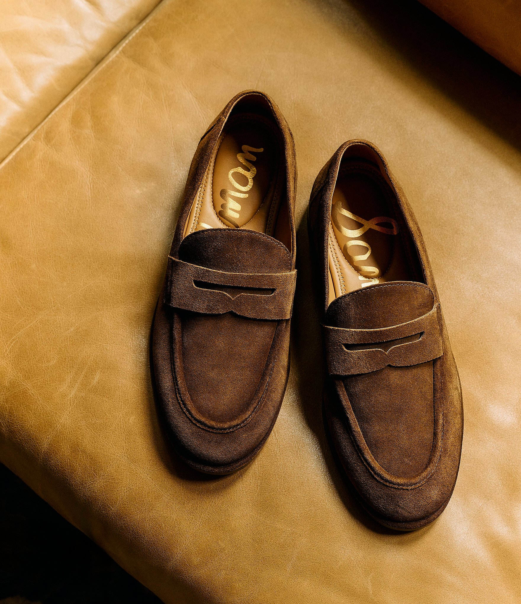 Sam Edelman Men's Sean Suede Penny Loafers