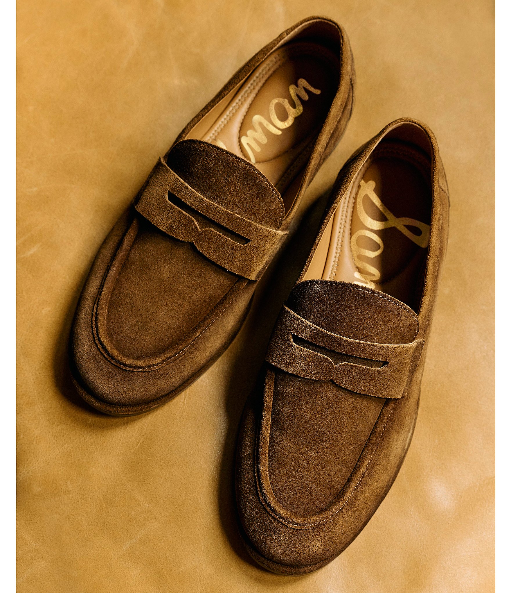 Sam Edelman Men's Sean Suede Penny Loafers