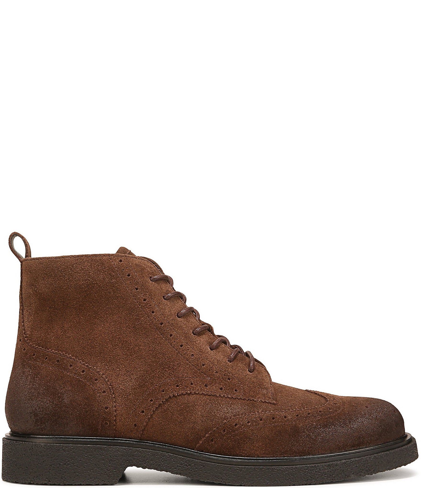 Sam Edelman Men's Taylor Suede Lace Up Wing Tip Boots