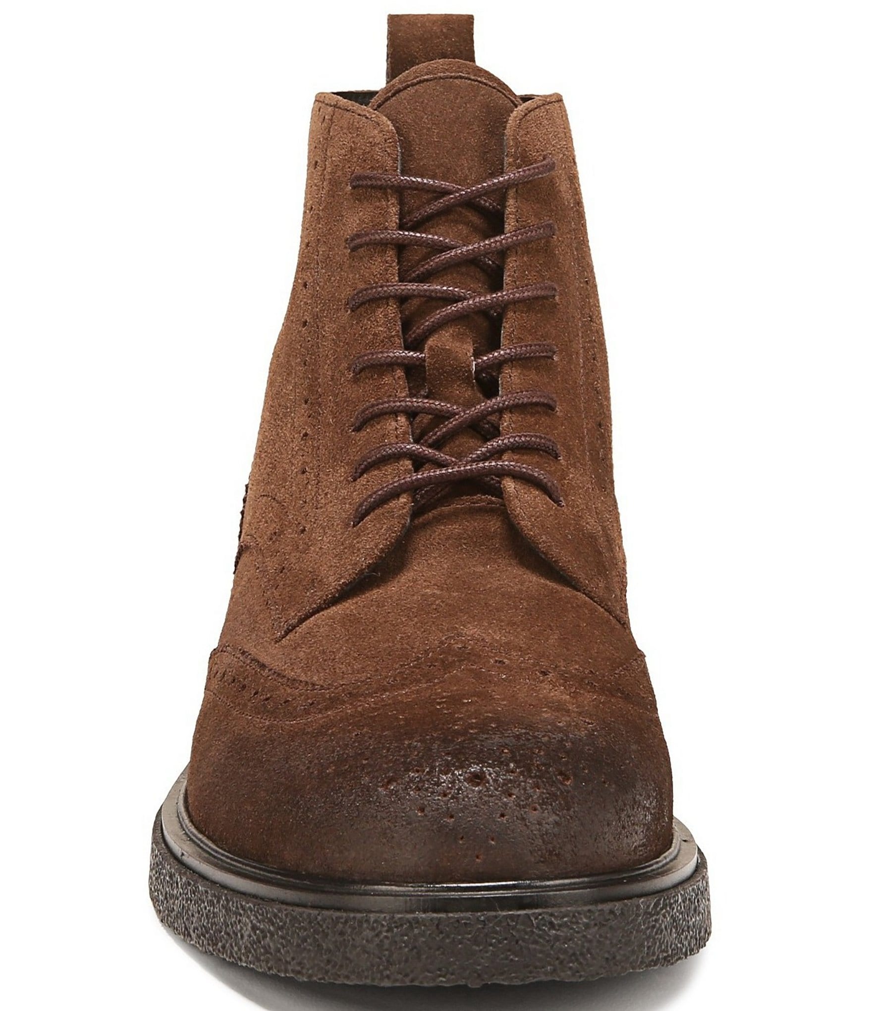 Sam Edelman Men's Taylor Suede Lace Up Wing Tip Boots