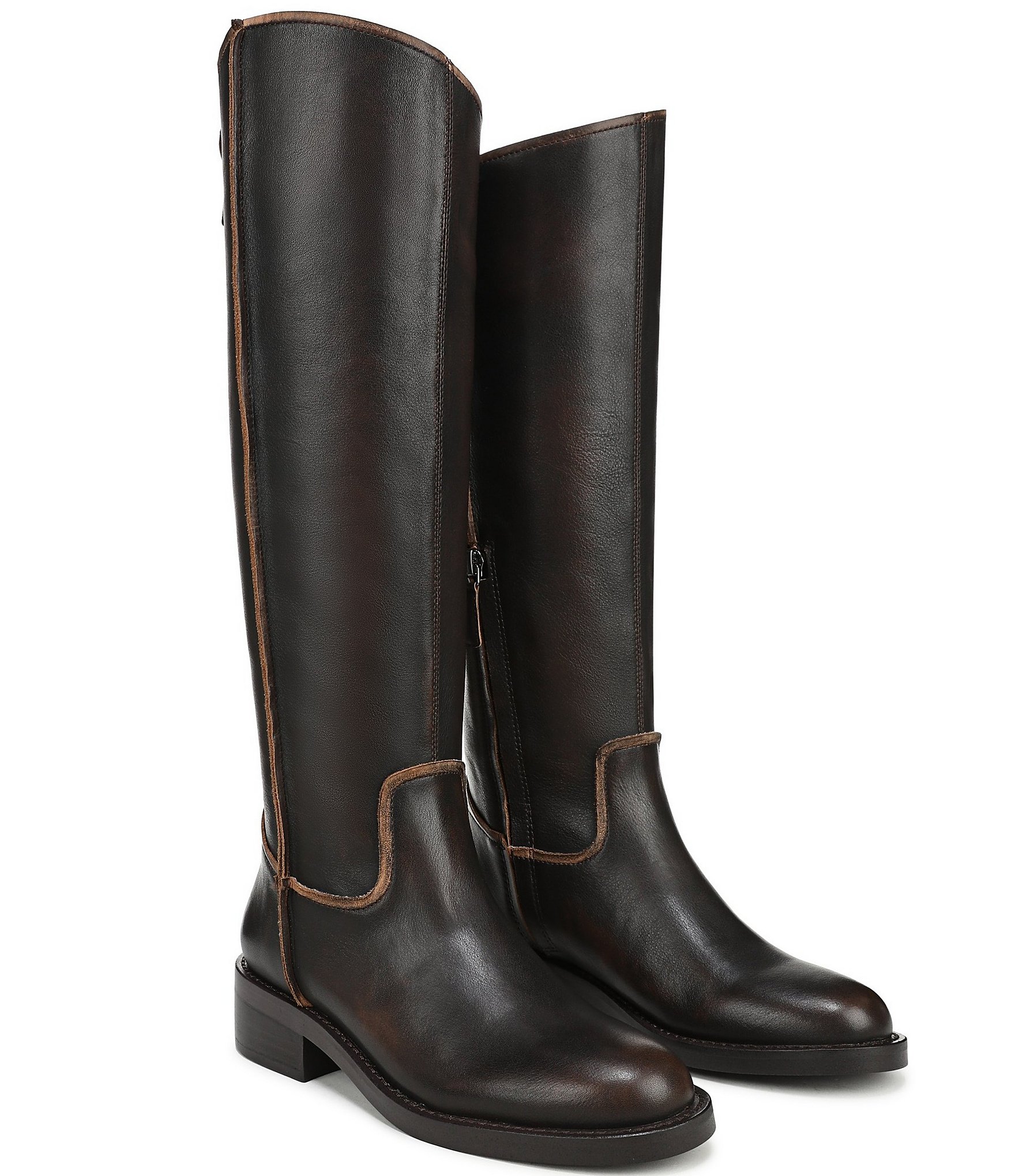 Sam Edelman Meritt Leather Tall Riding Boots