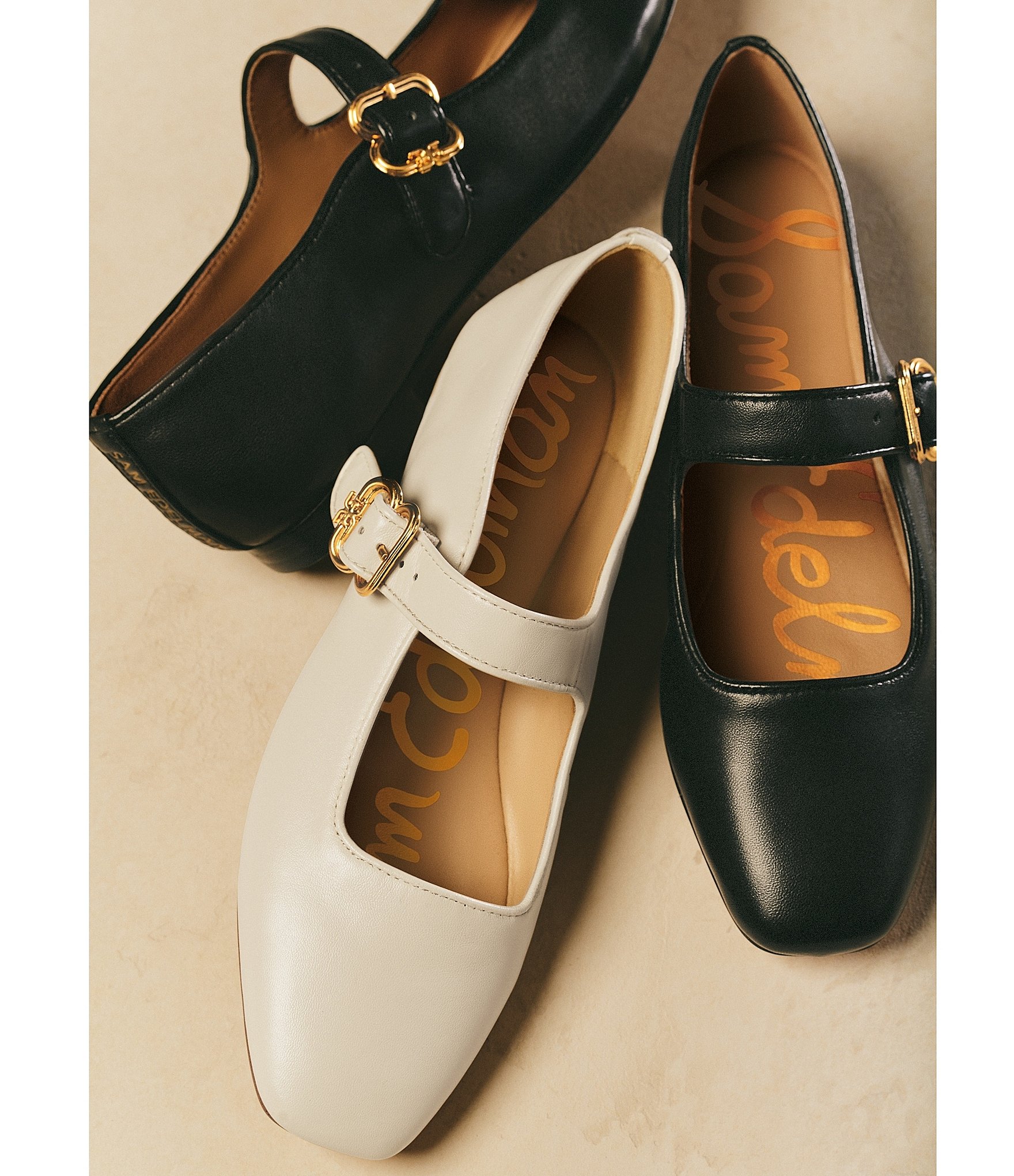 Sam Edelman Michaela Leather Mary Jane Flats