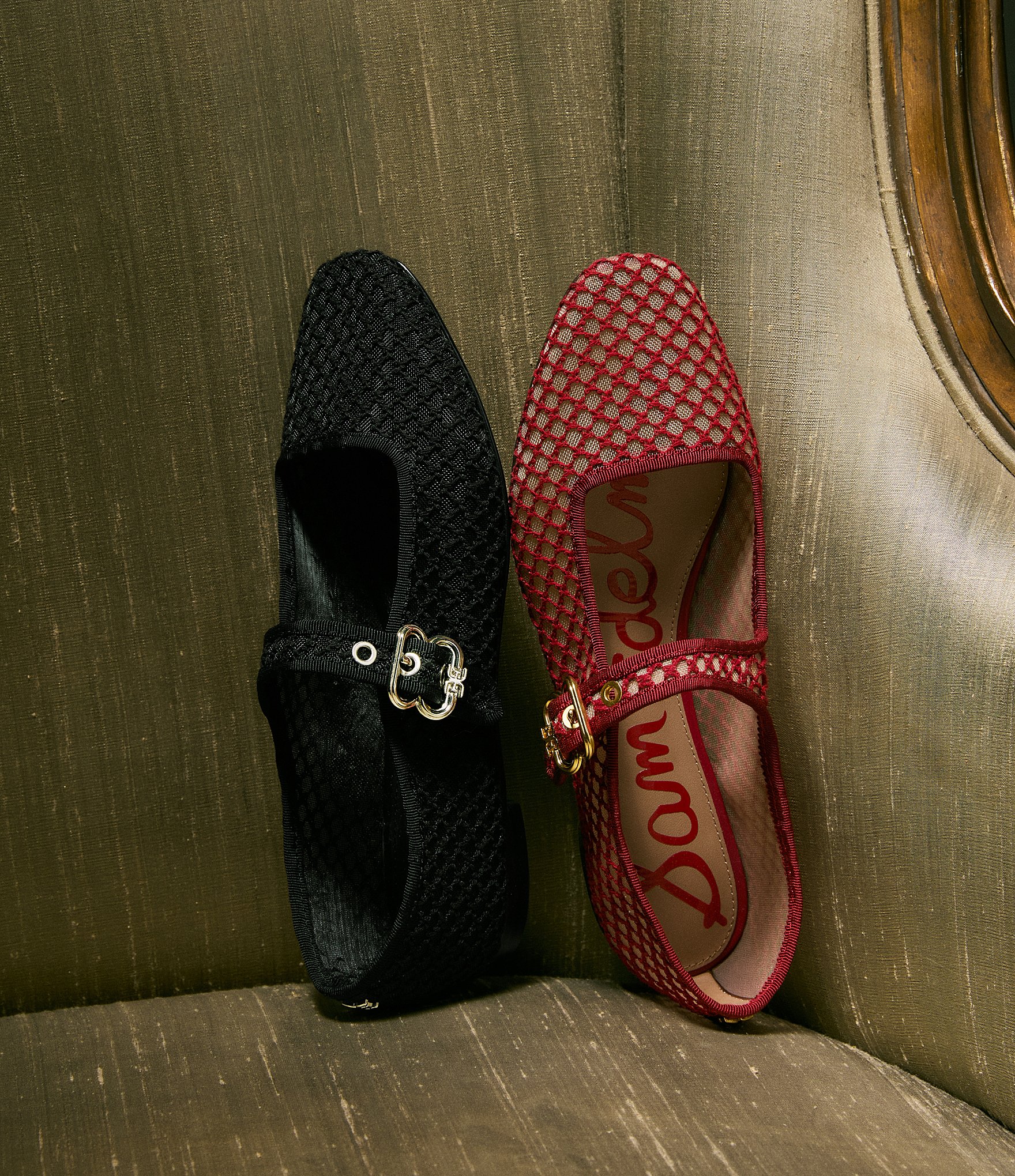 Sam Edelman Michaela Mesh Mary Jane Flats