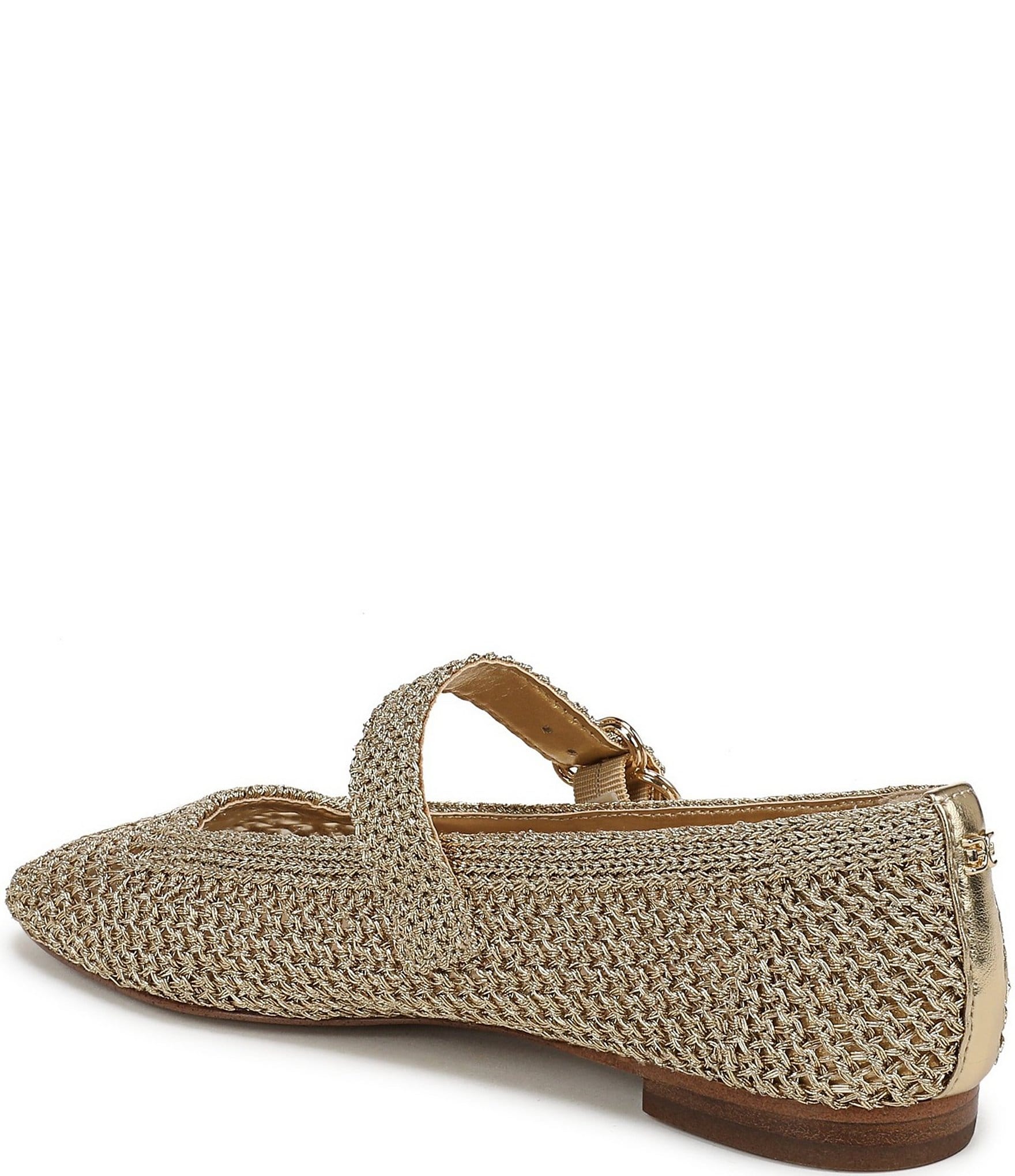 Sam Edelman Michaela Metallic Knit Mary Jane Flats