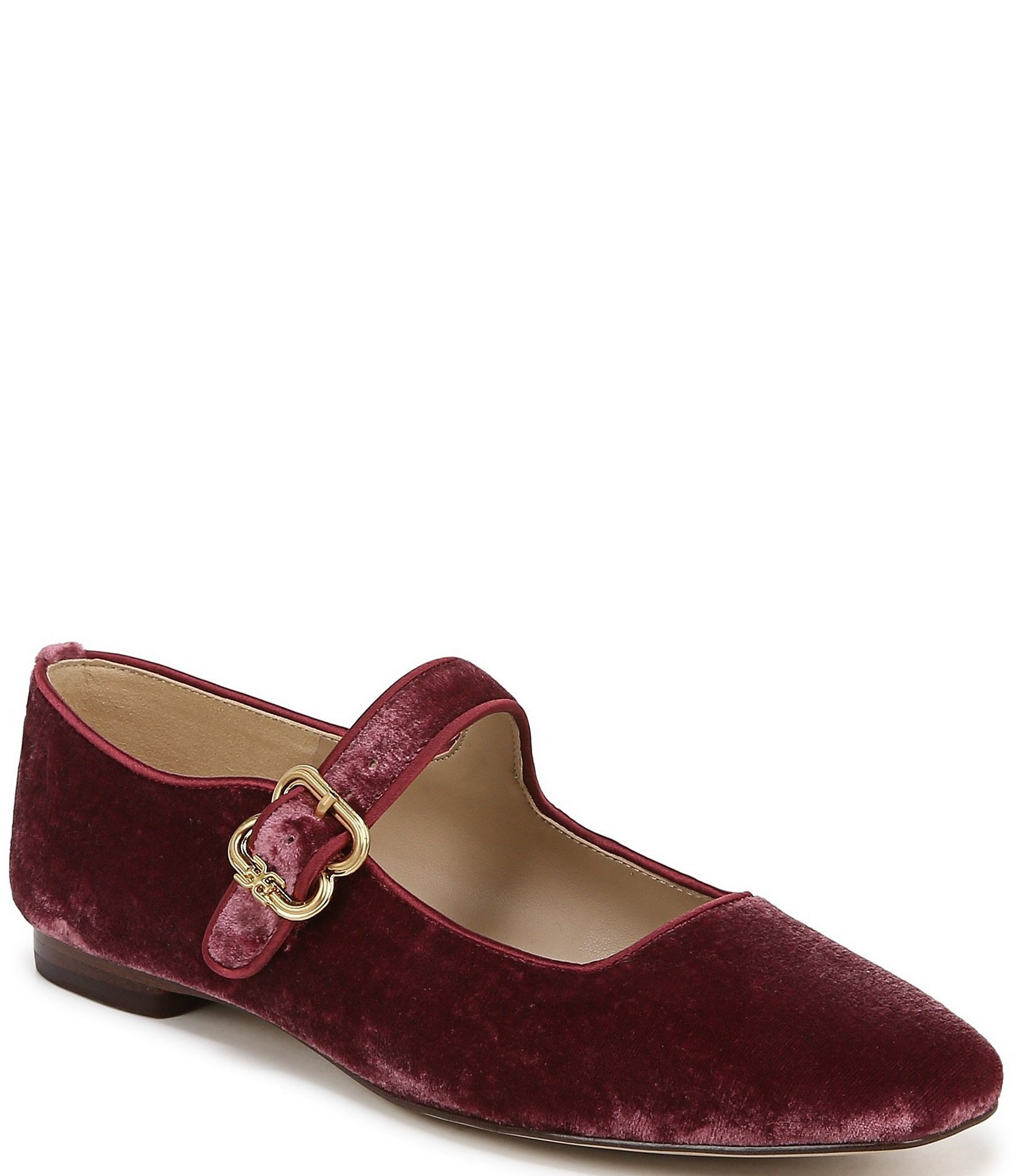 Sam edelman cheap burgundy flats