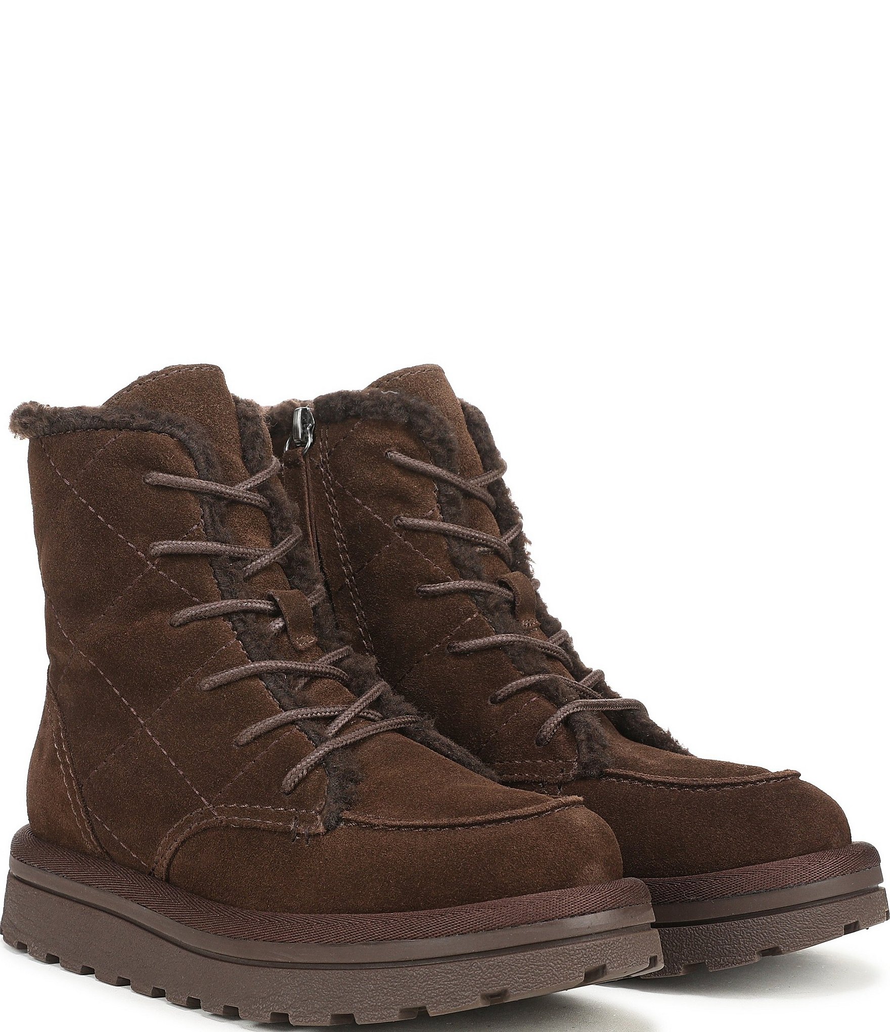 Sam Edelman Ossi Suede Faux Fur Booties
