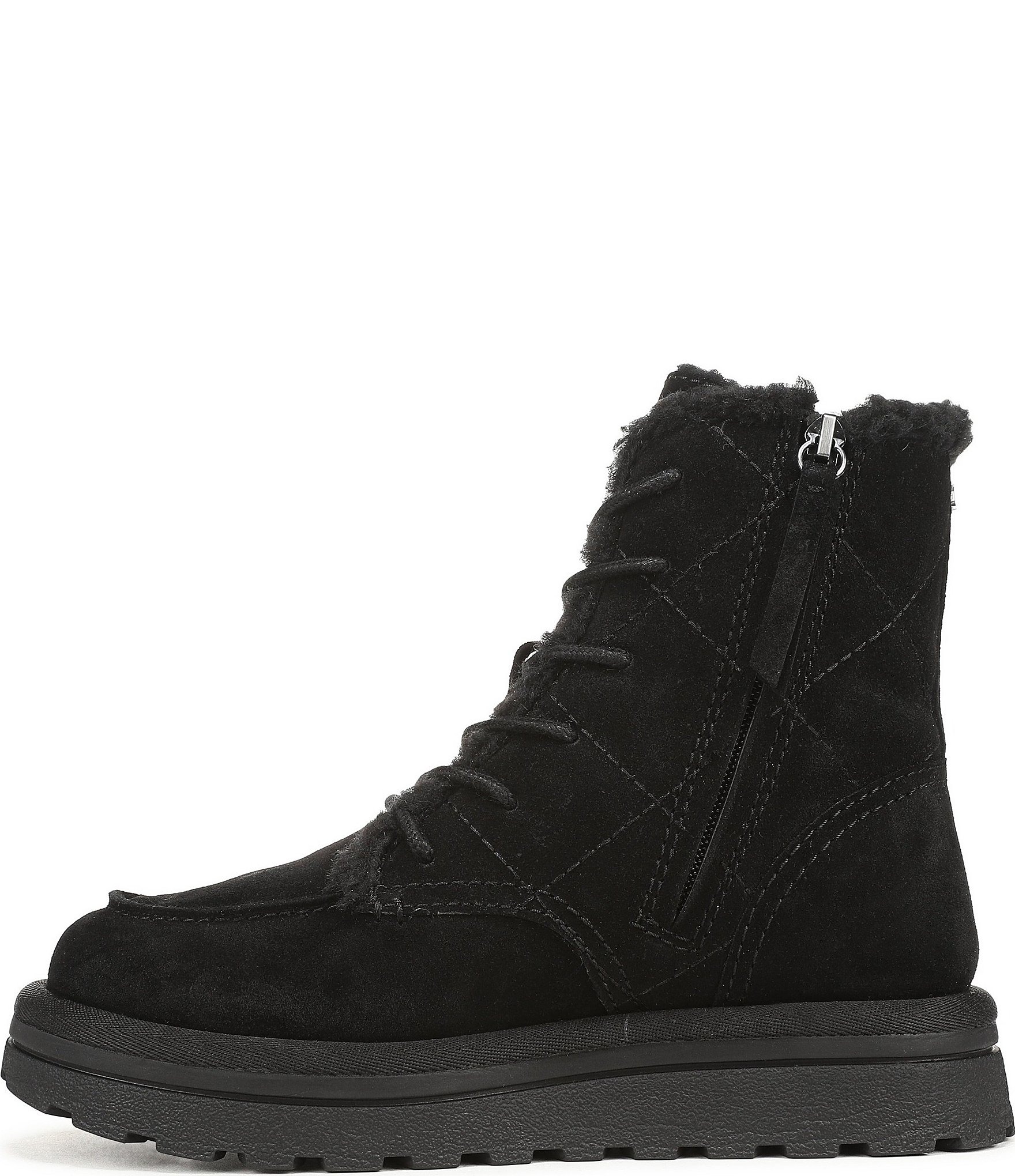 Sam Edelman Ossi Suede Faux Fur Booties