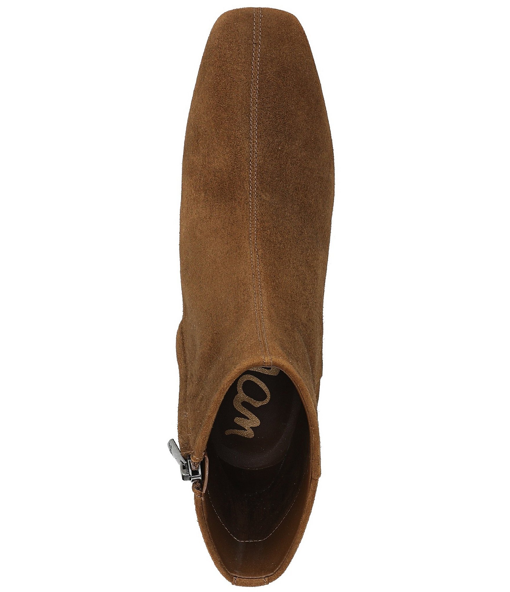 Sam Edelman Paige Suede Square Toe Dress Booties