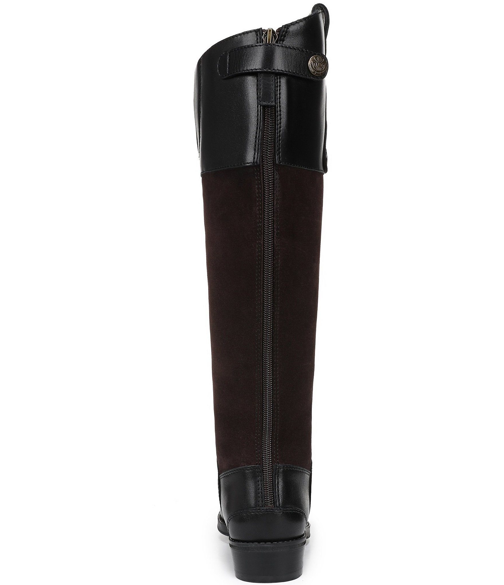 Sam Edelman Penny Leather and Suede Tall Riding Boots
