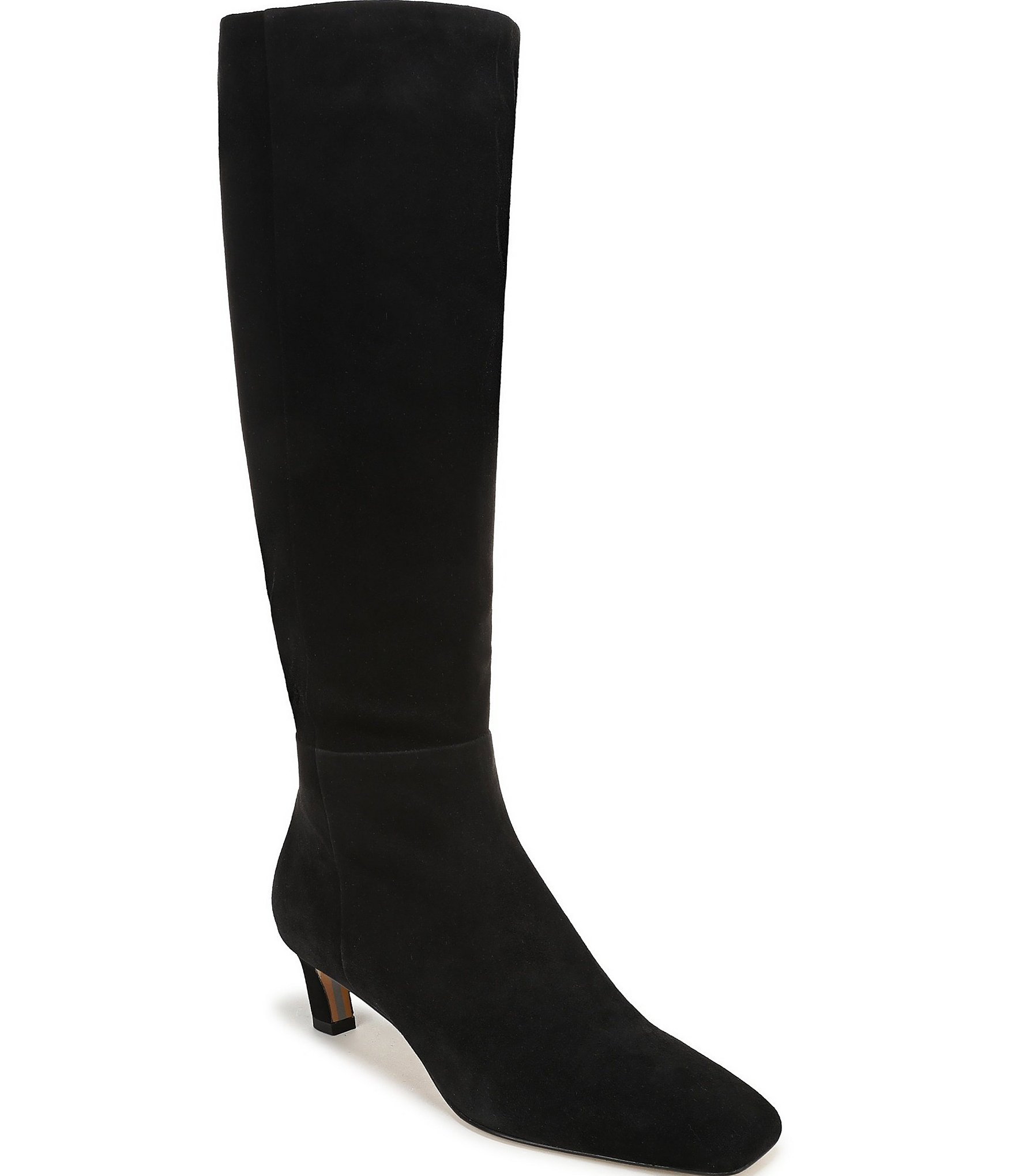 Sam Edelman Perla Suede Square Toe Tall Dress Boots
