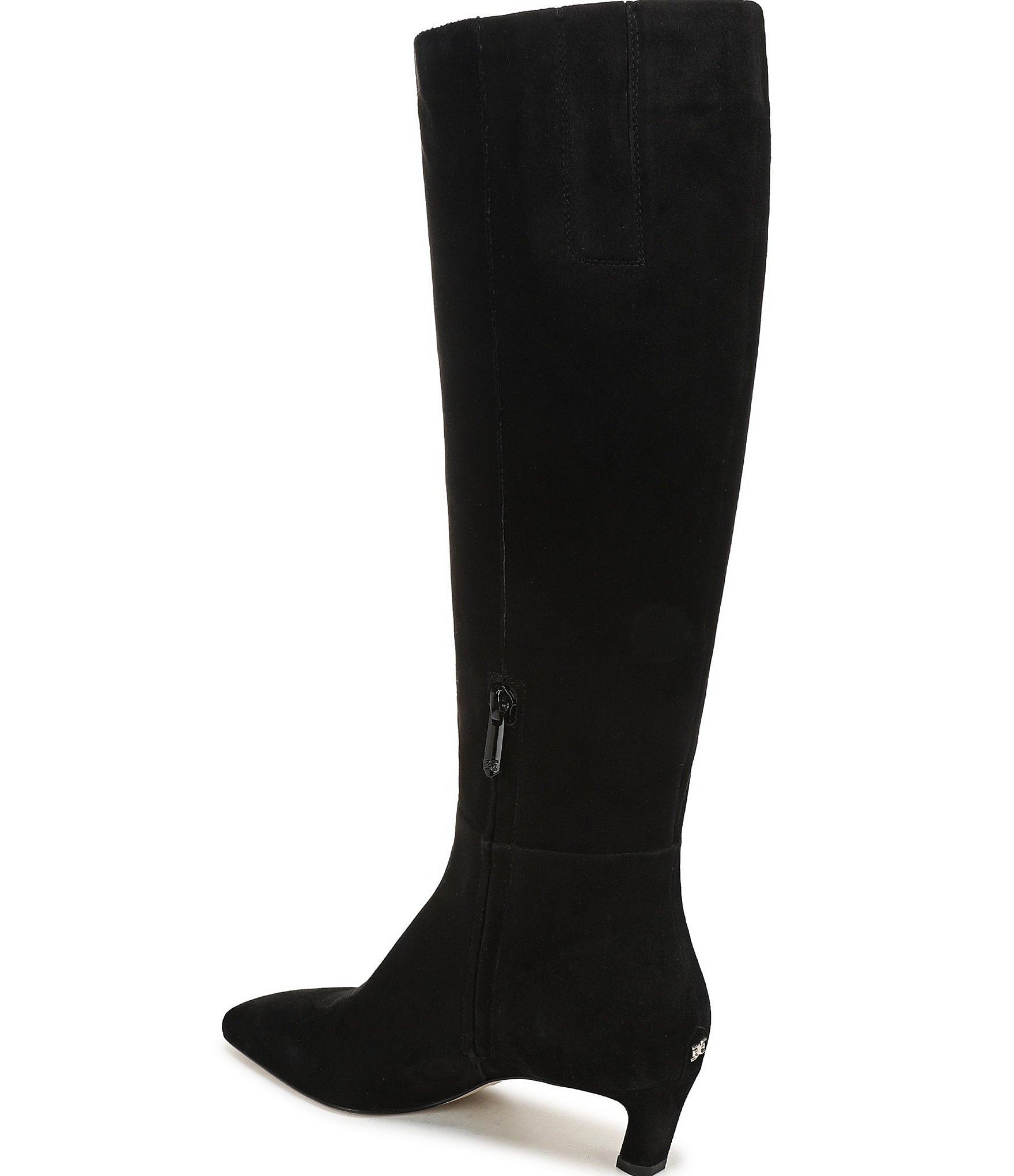 Sam Edelman Perla Suede Square Toe Tall Dress Boots