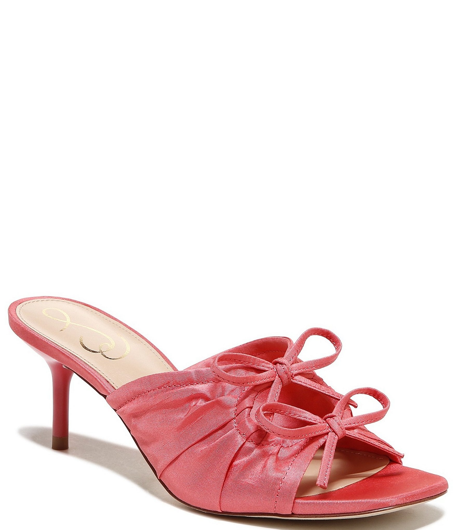 Sam Edelman Pia Woven Fabric Bow Detail Slide Sandals | Dillard's