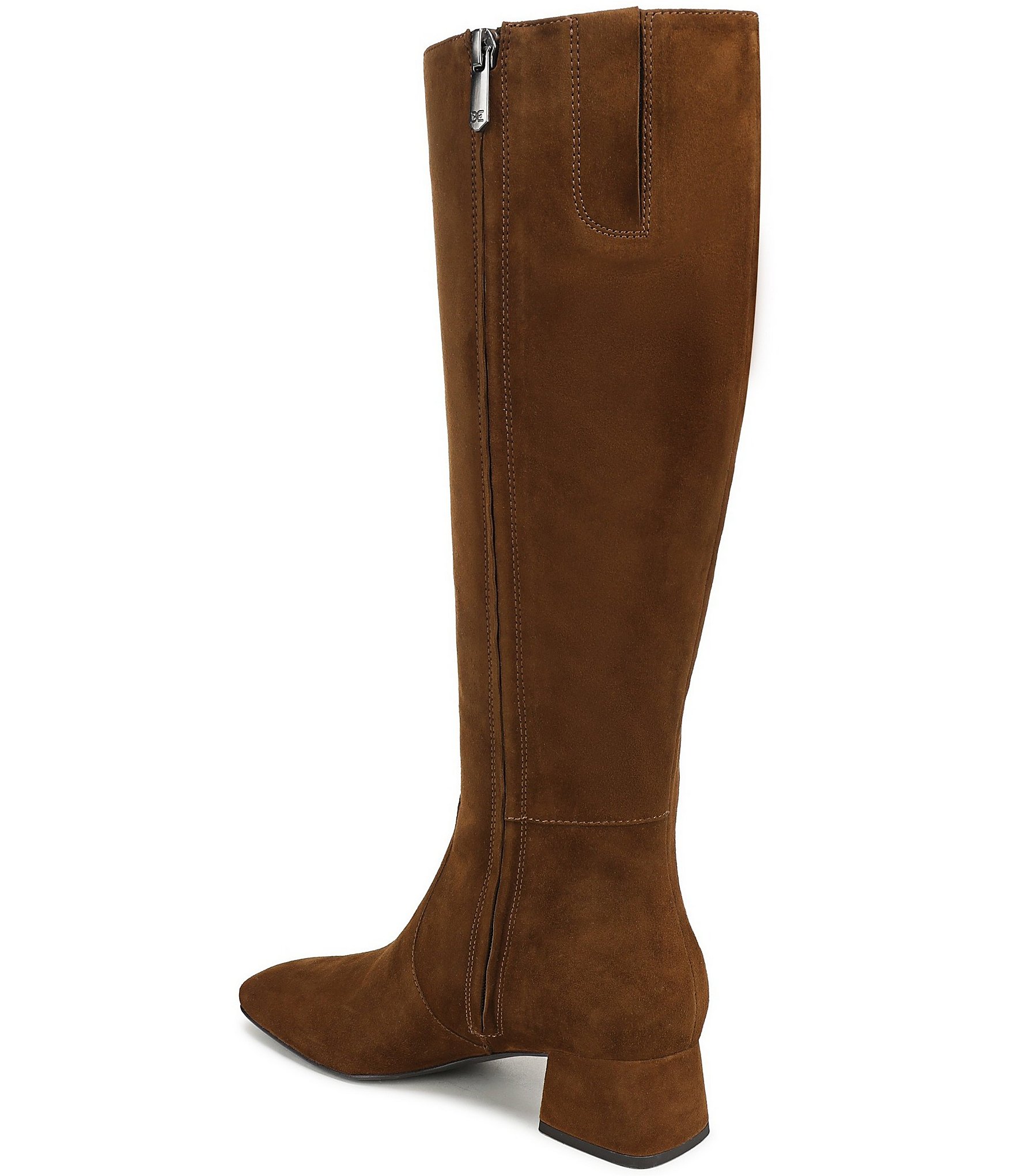 Sam Edelman Porter Suede Square Toe Tall Dress Boots