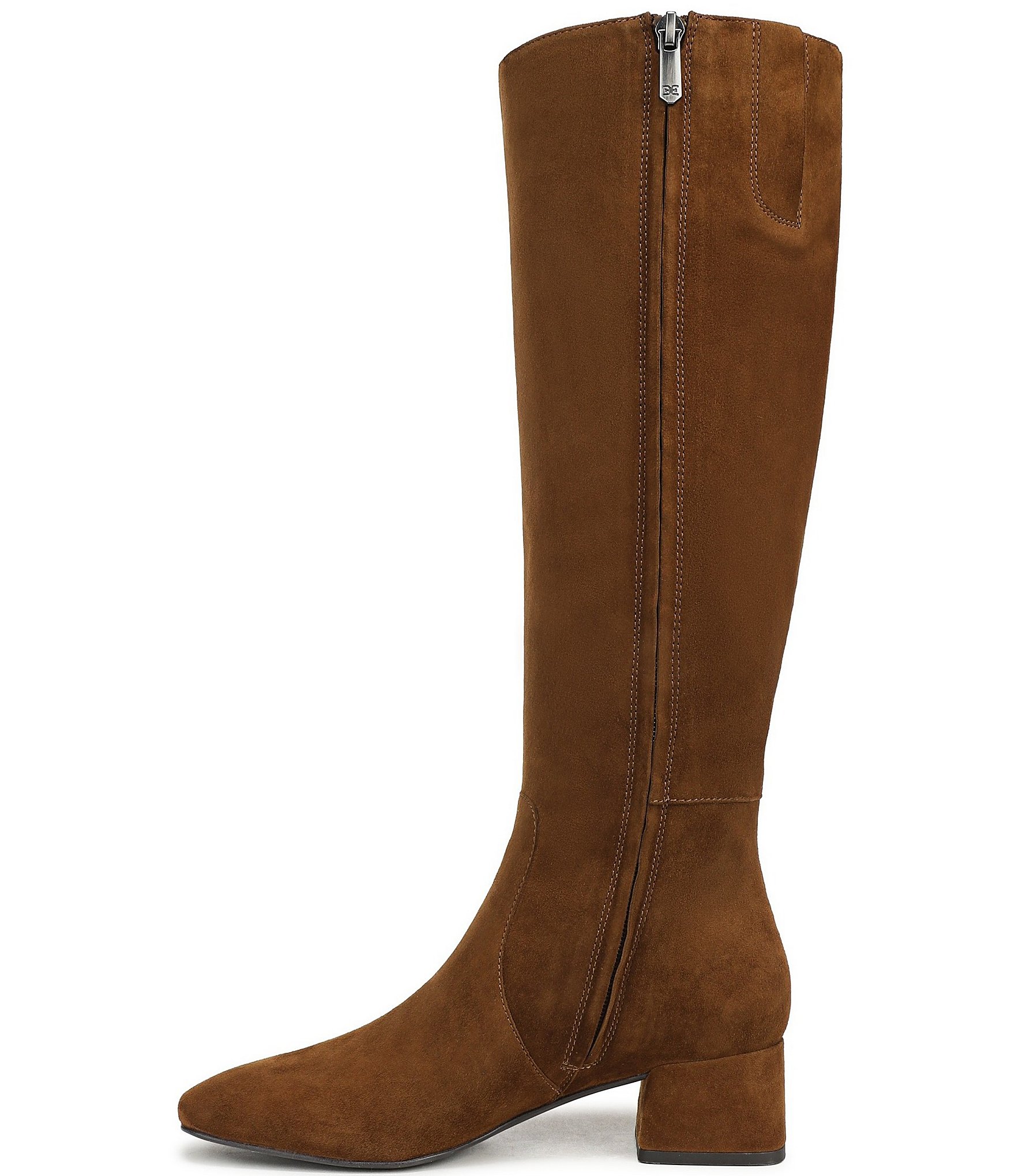 Sam Edelman Porter Suede Square Toe Tall Dress Boots